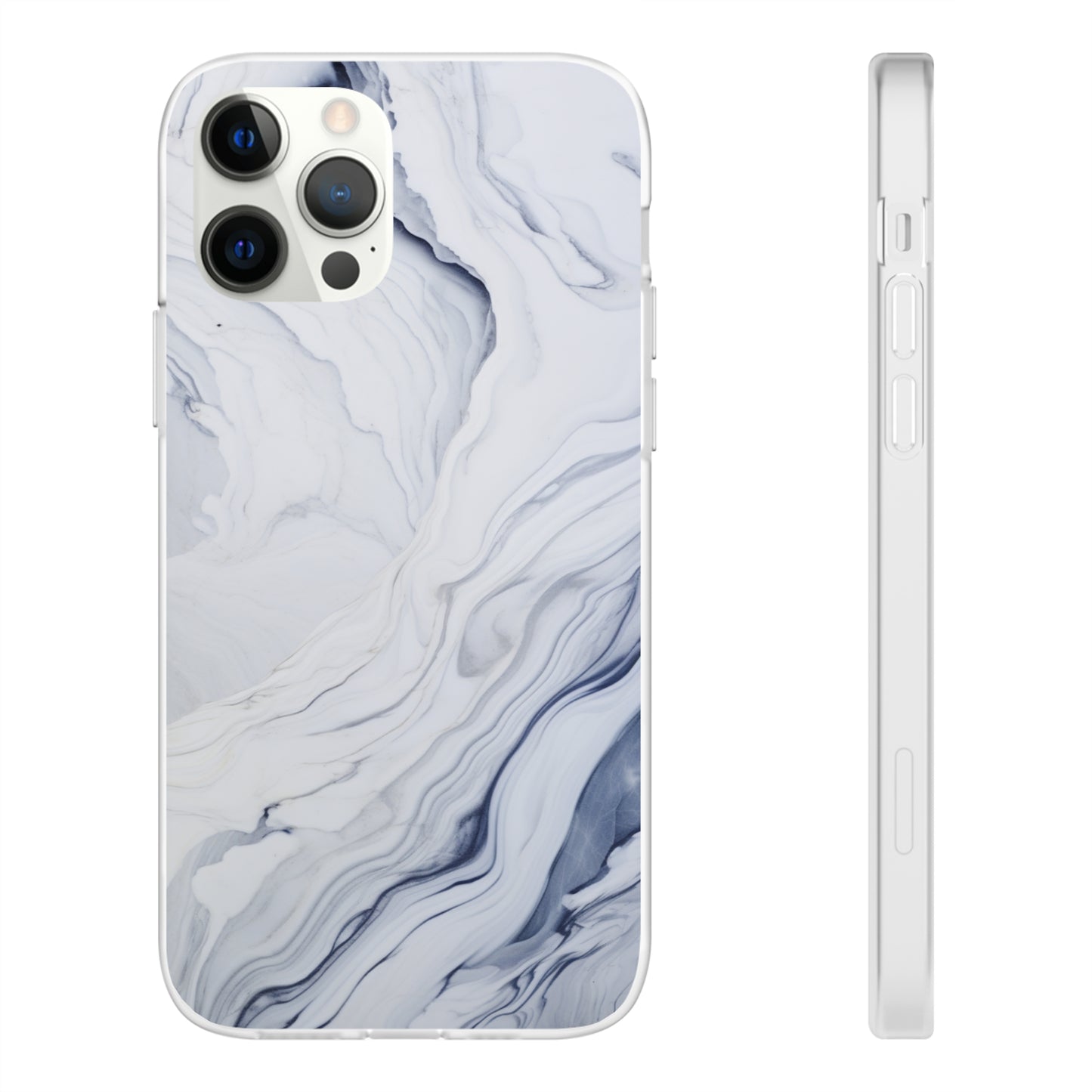 White Marble Flex Case