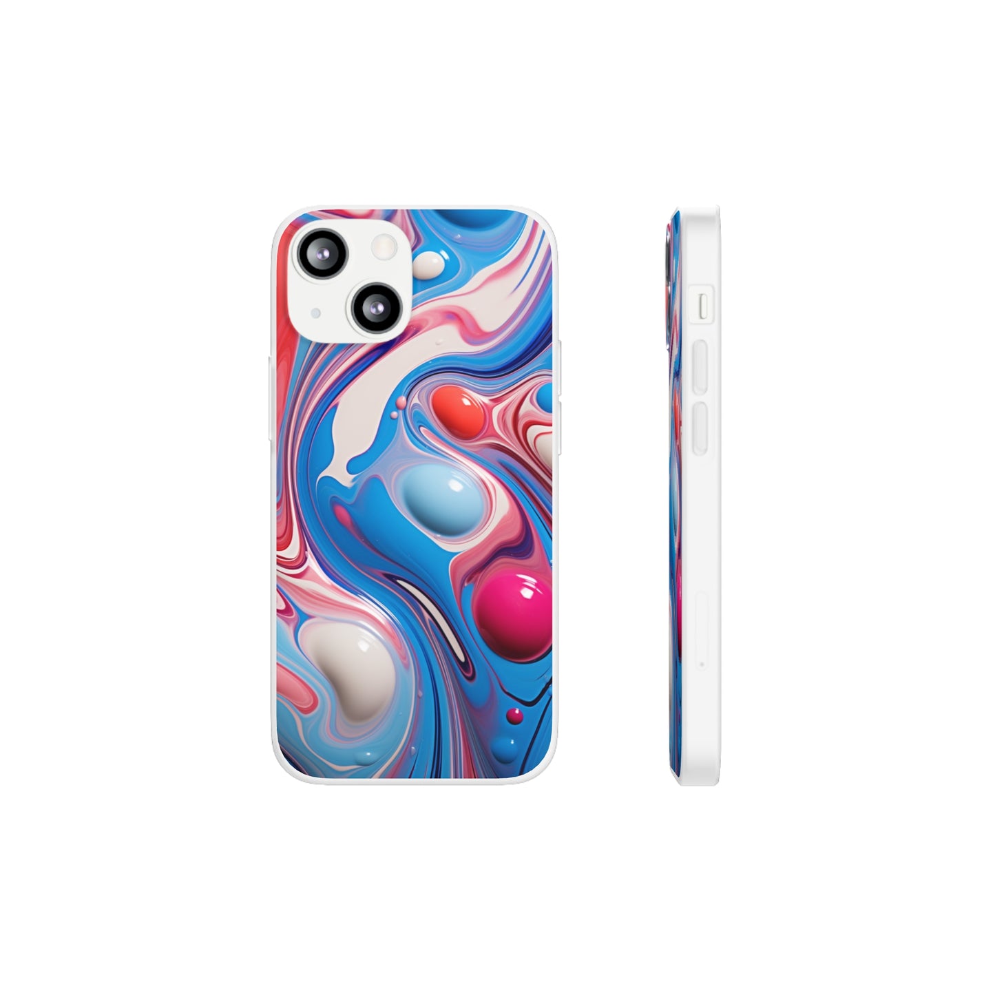 Colorful Marble Flex Case