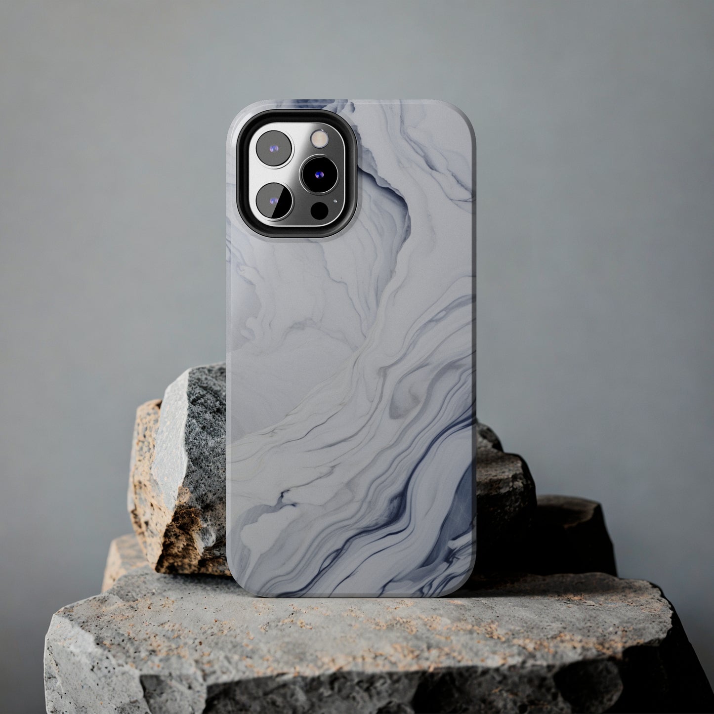 White Marble Tough Case