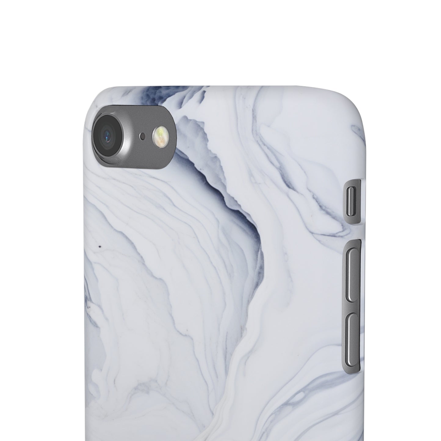 White Marble Snap Case