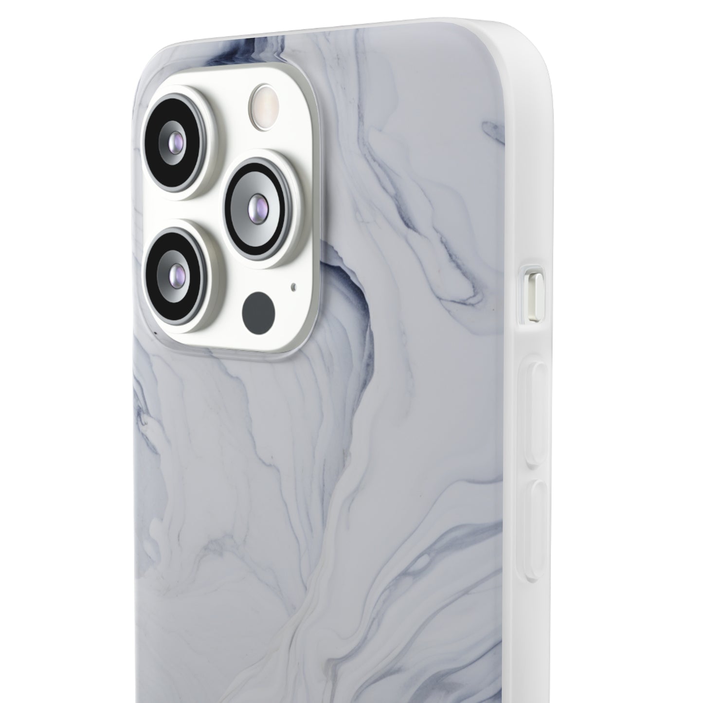 White Marble Flex Case