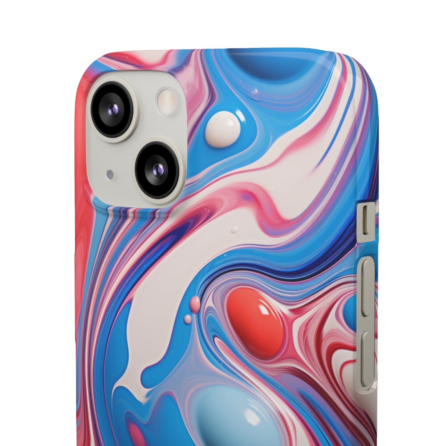 Colorful Marble Snap Case