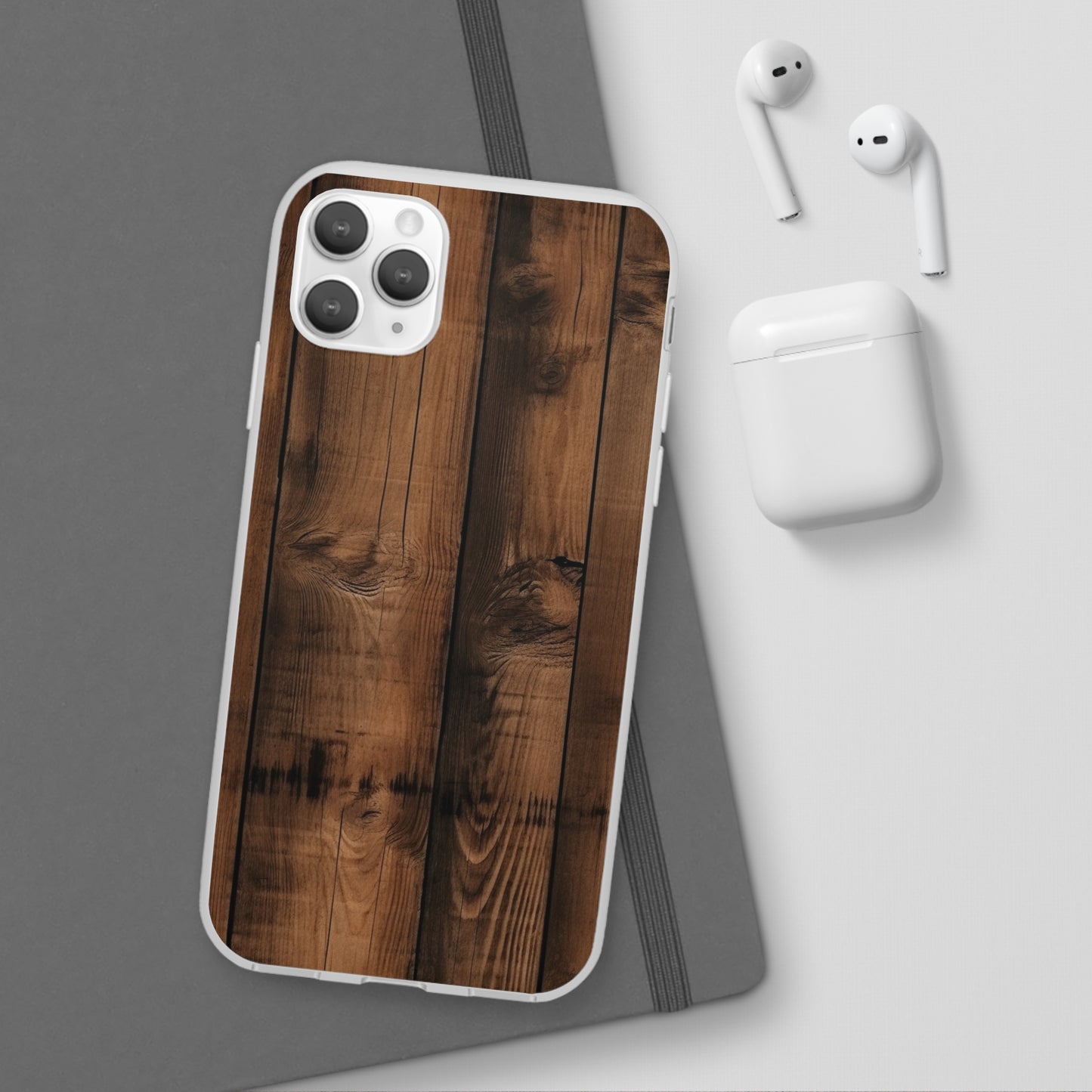 Rustic Wood Flex Case