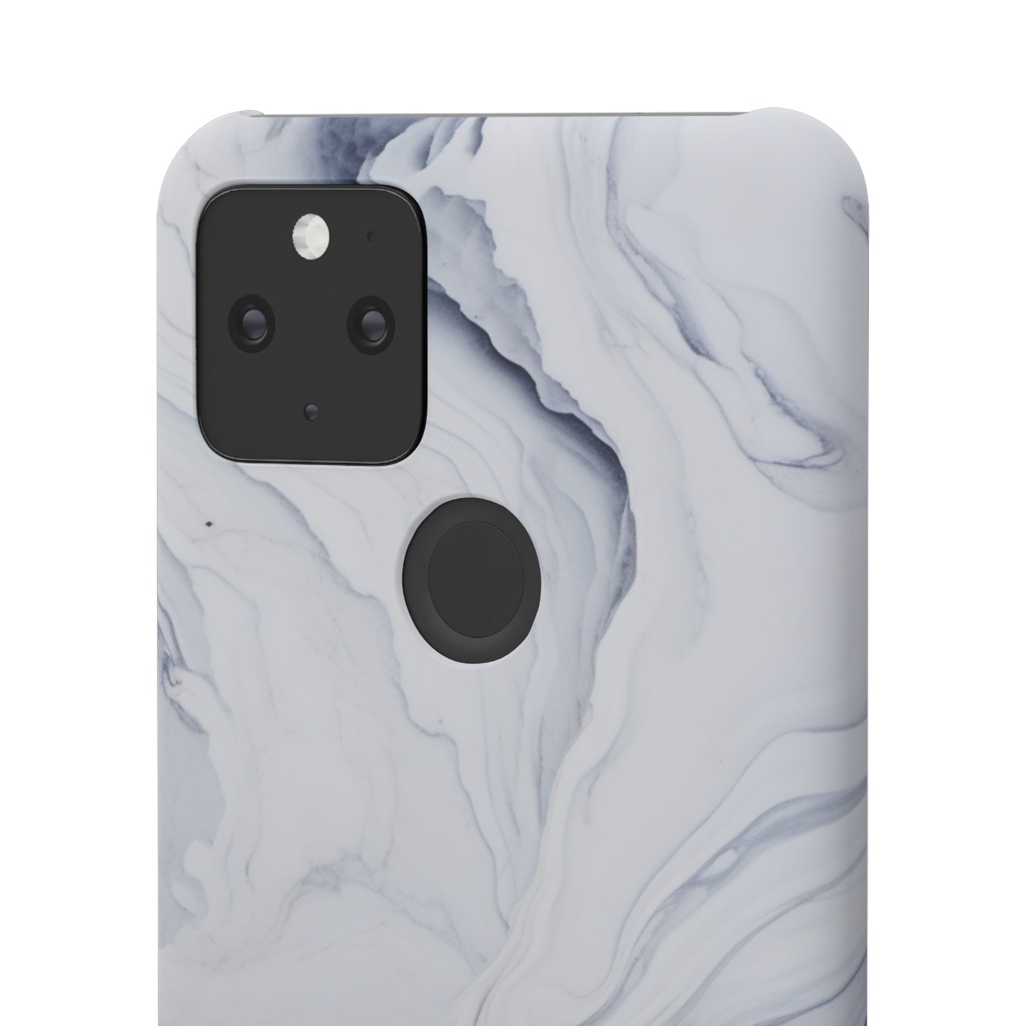 White Marble Snap Case