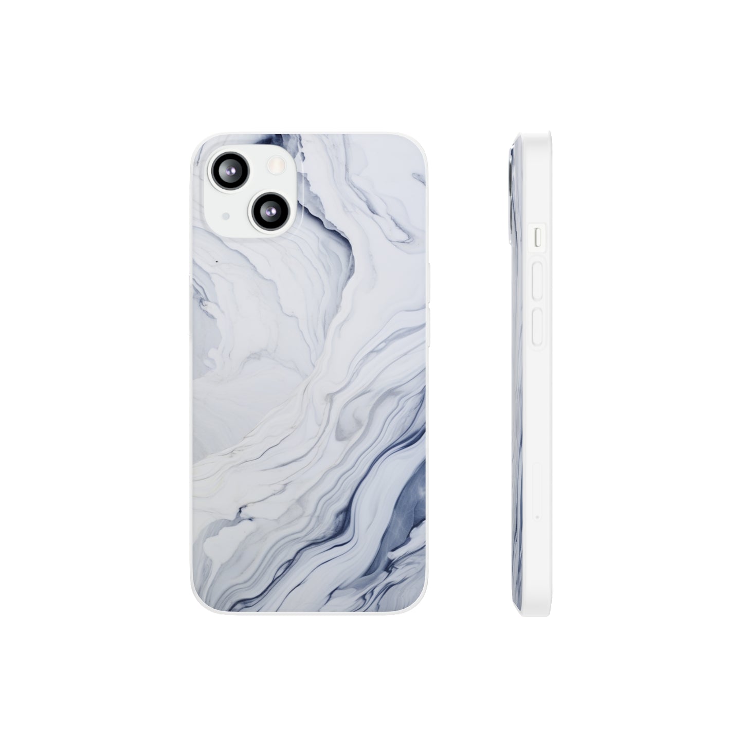 White Marble Flex Case