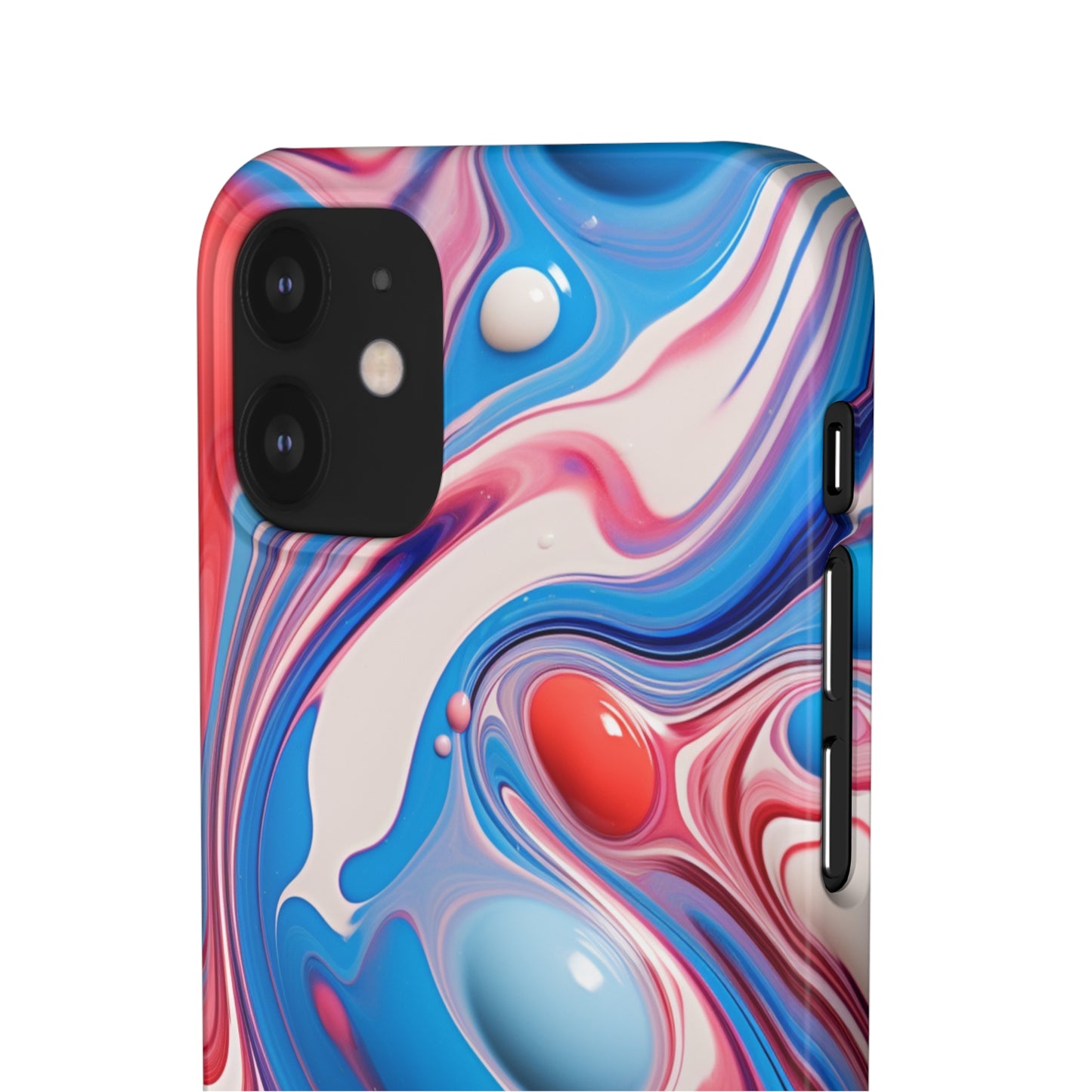 Colorful Marble Snap Case