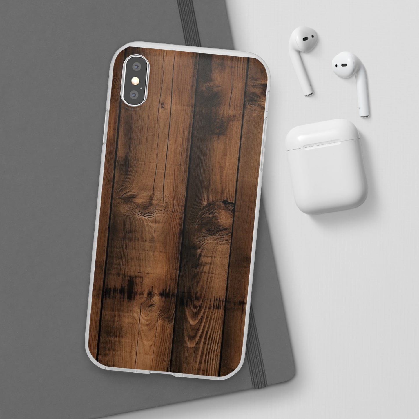 Rustic Wood Flex Case