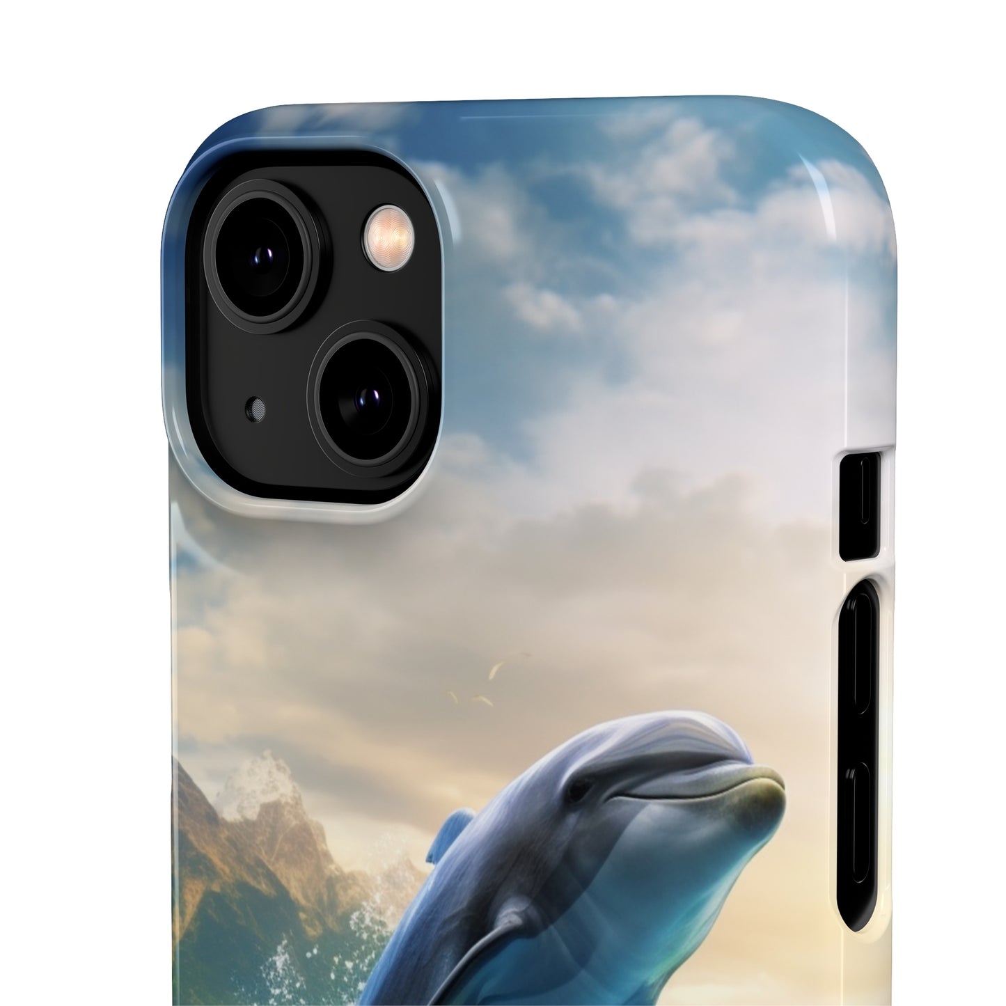 Jumping Dolphin Snap Case