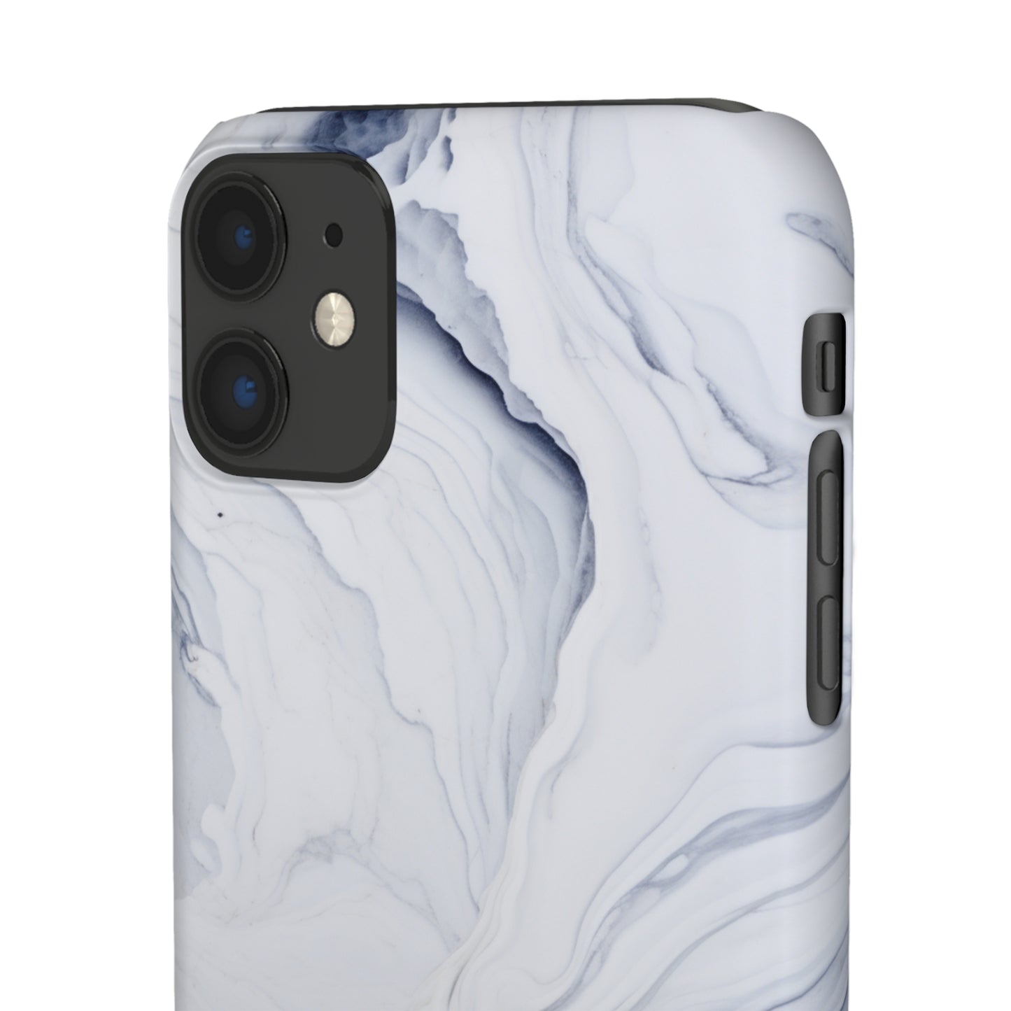 White Marble Snap Case