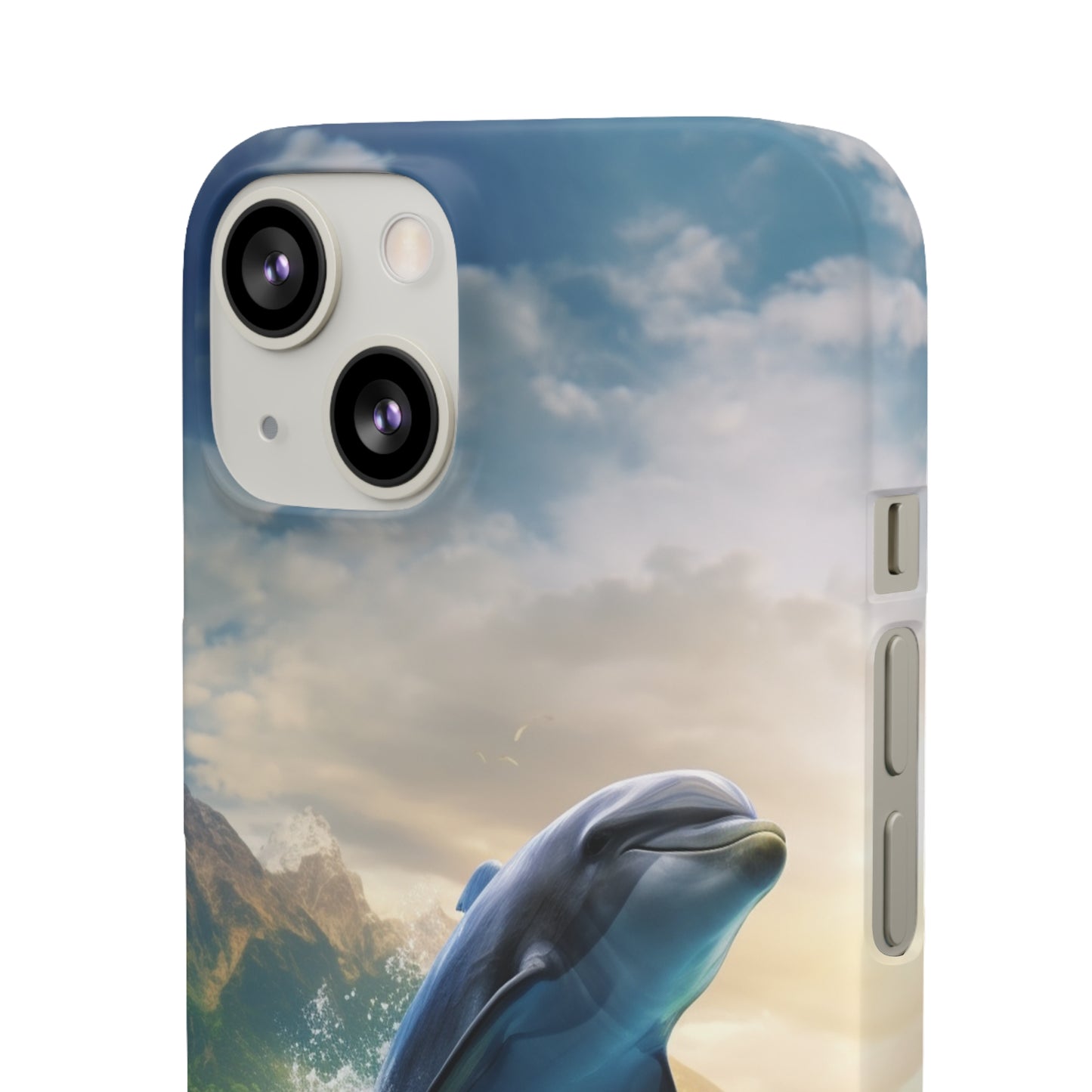 Jumping Dolphin Snap Case