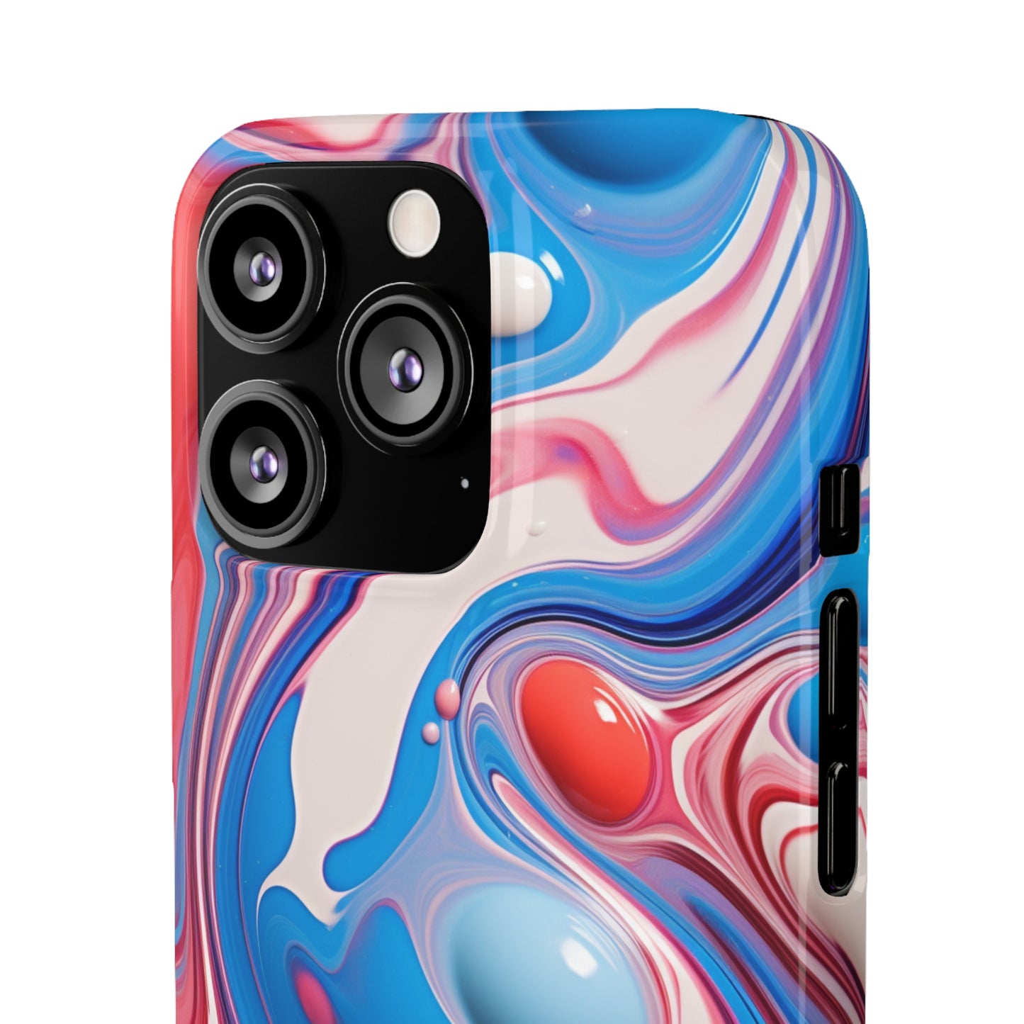 Colorful Marble Snap Case