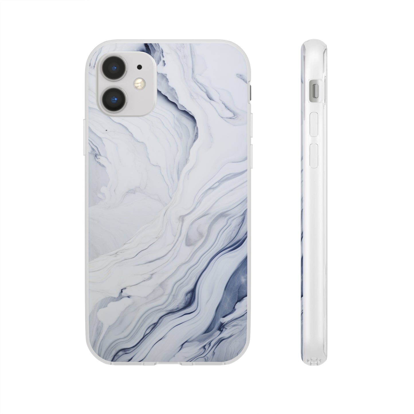 White Marble Flex Case