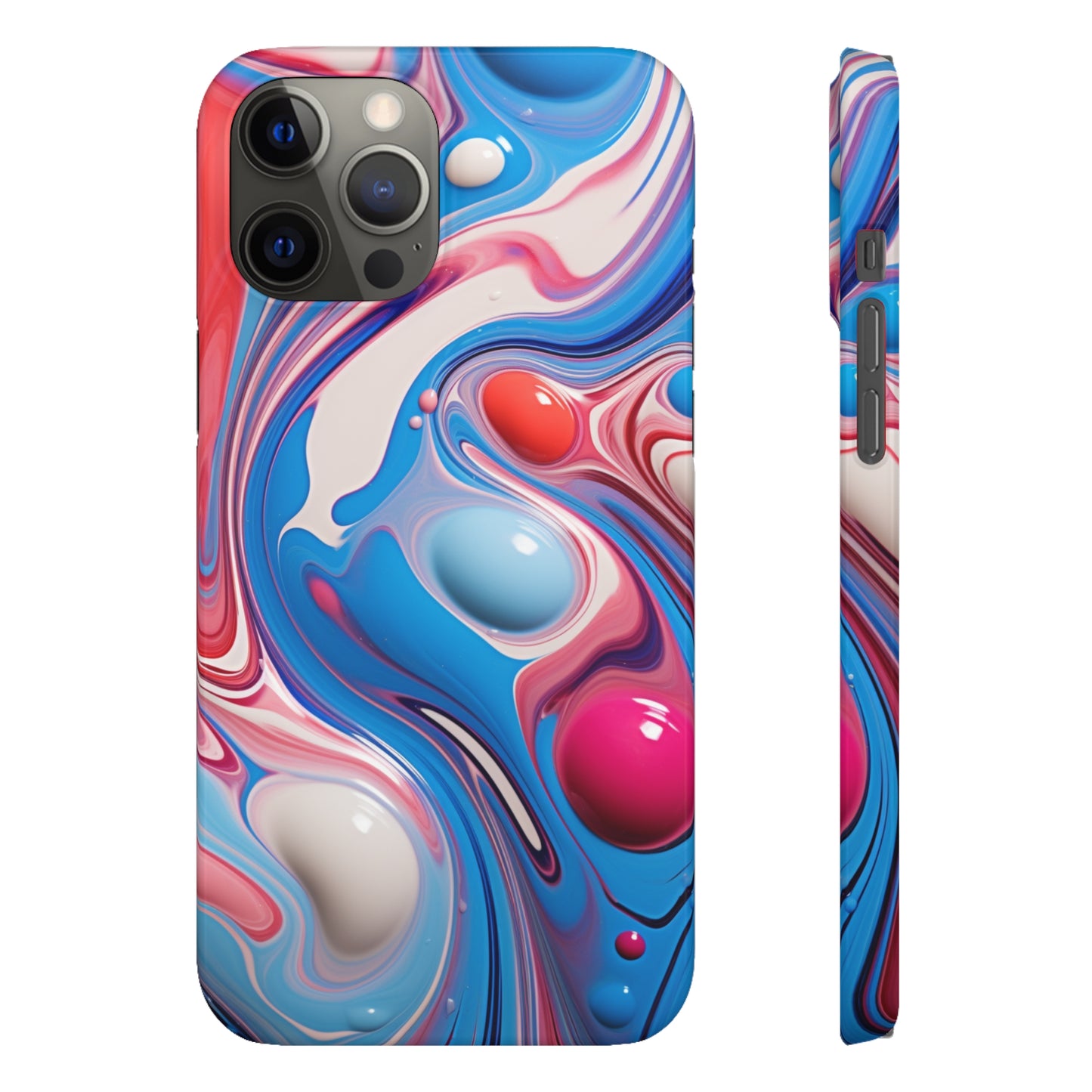 Colorful Marble Snap Case