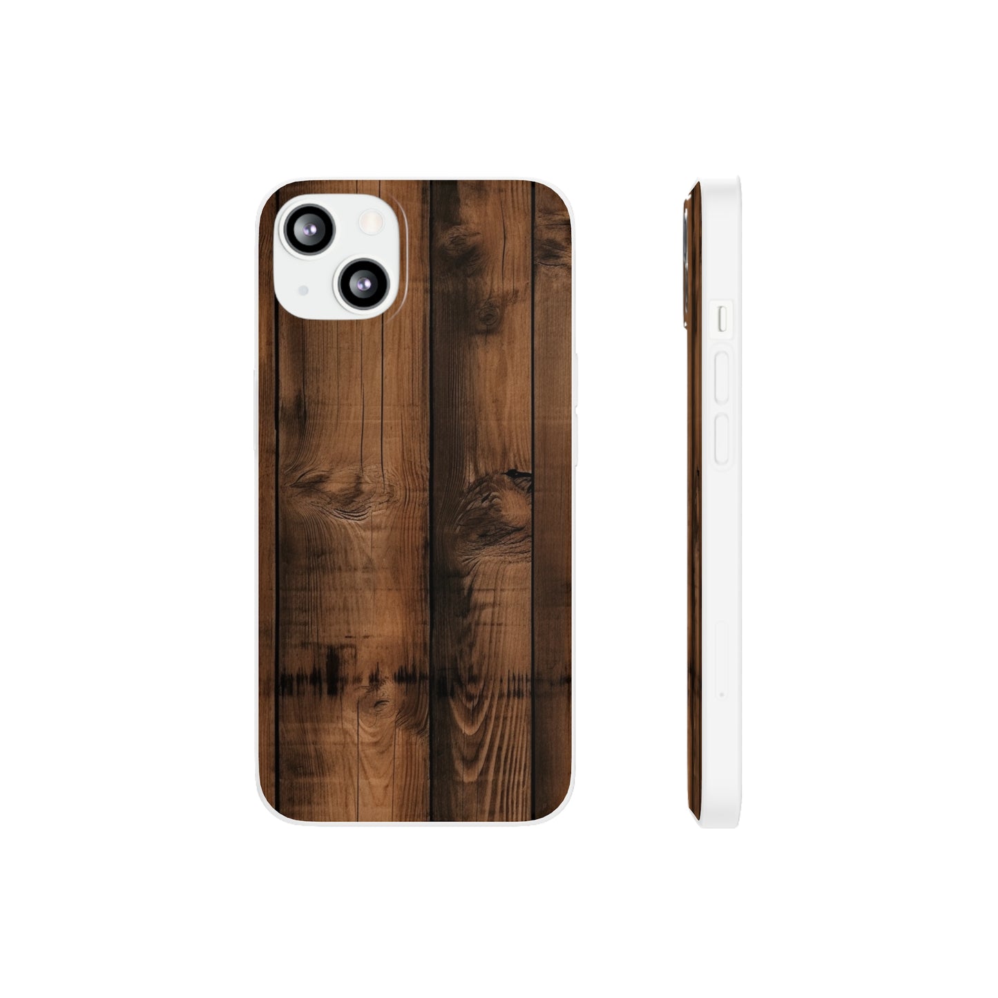 Rustic Wood Flex Case