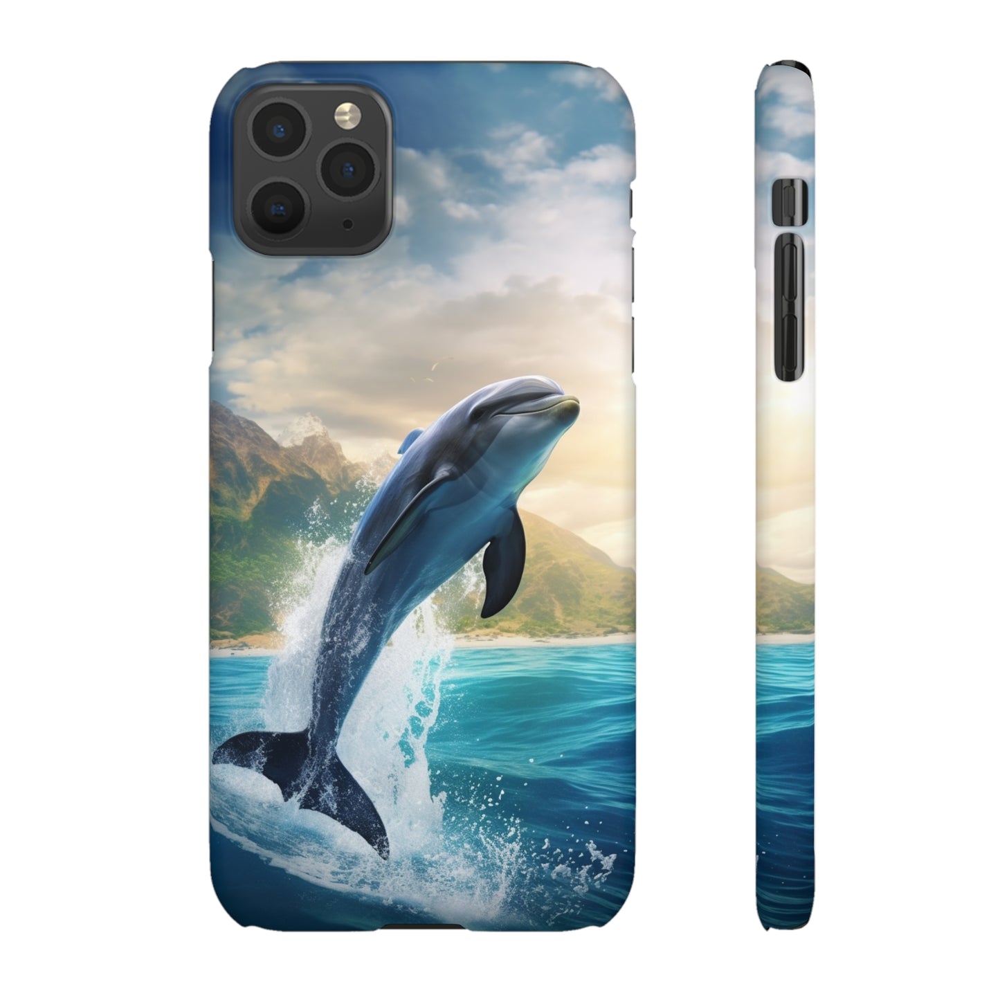 Jumping Dolphin Snap Case