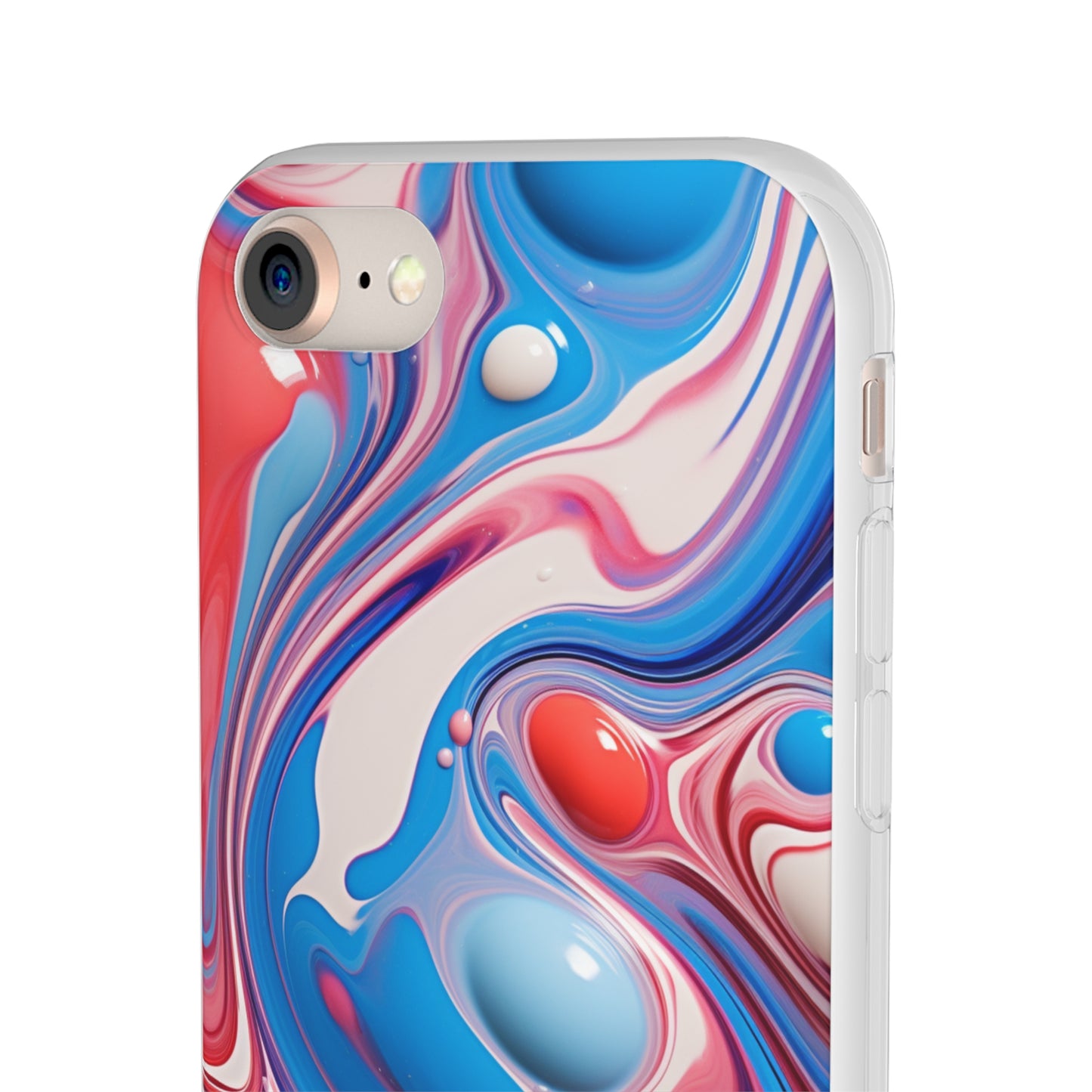 Colorful Marble Flex Case