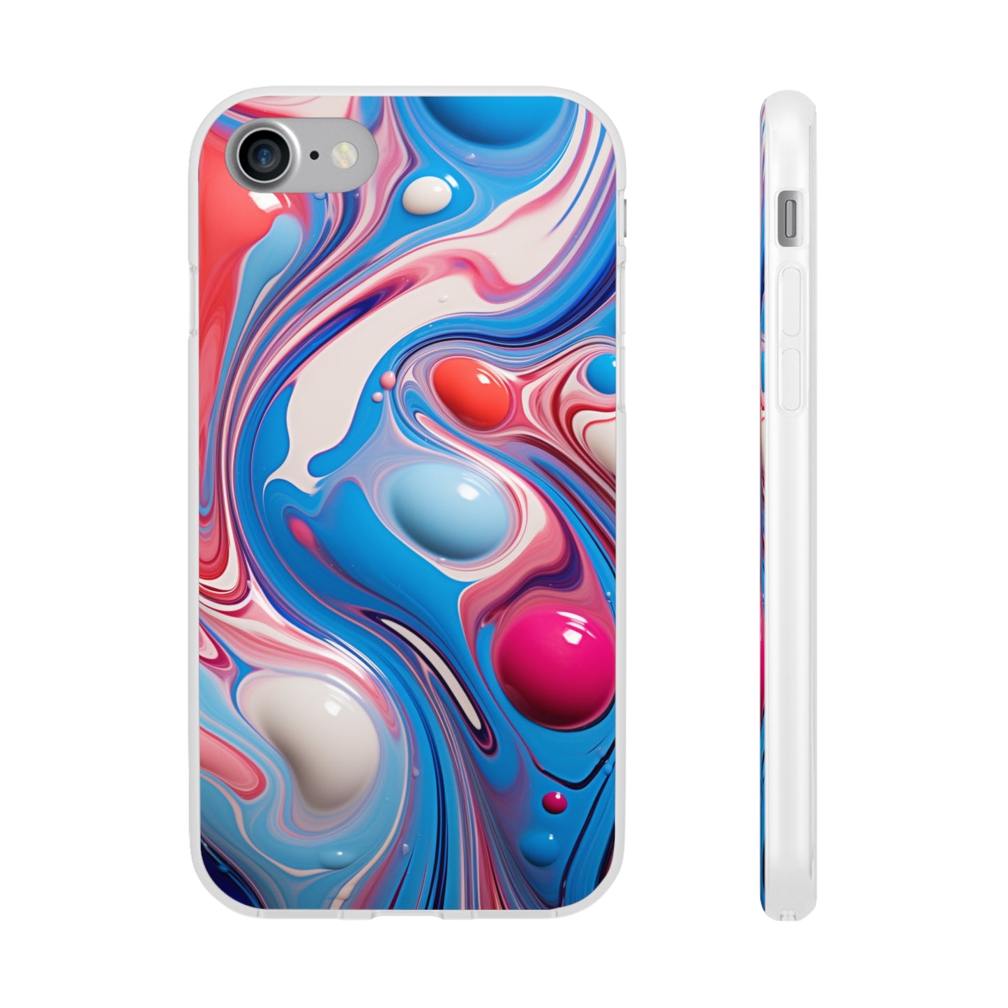 Colorful Marble Flex Case