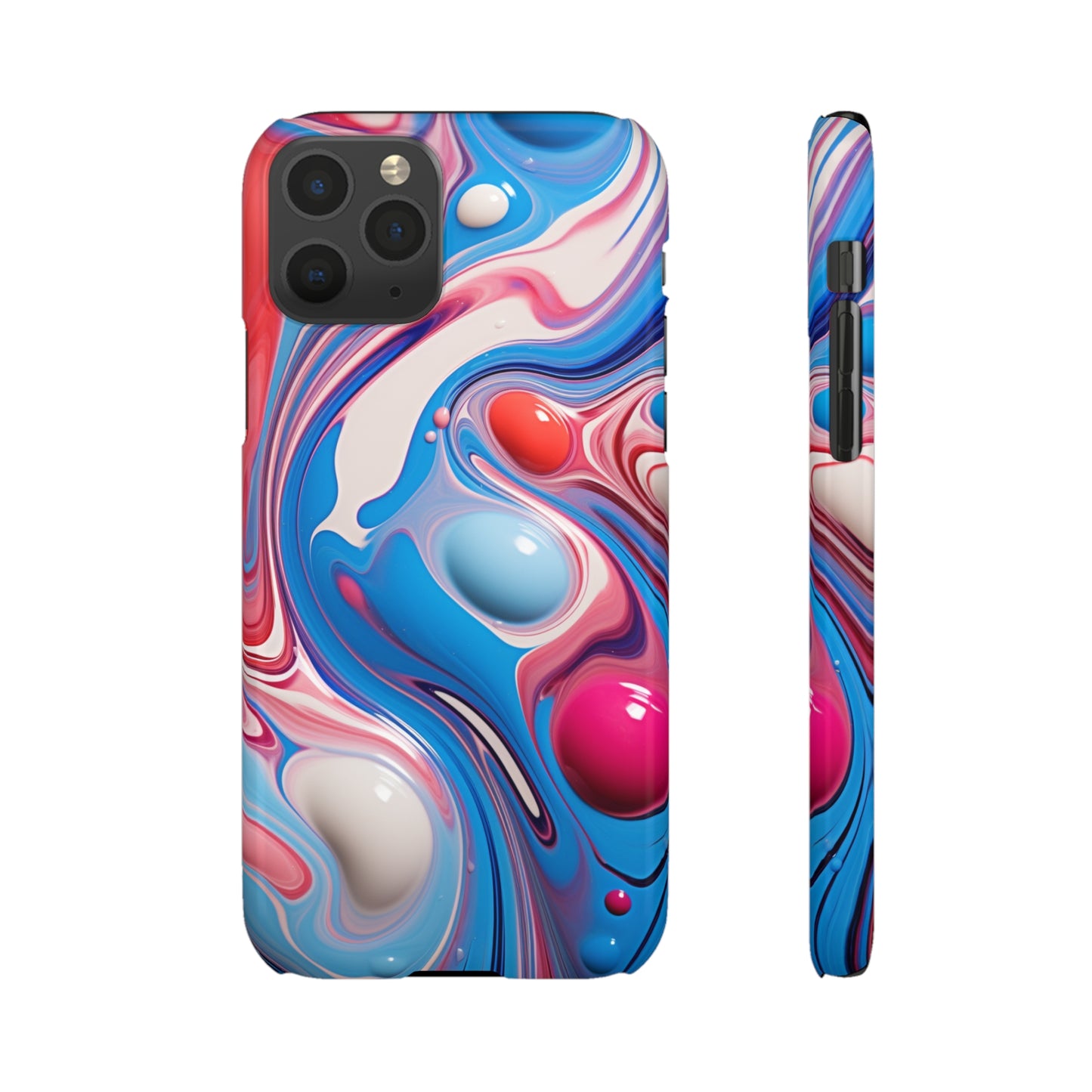 Colorful Marble Snap Case