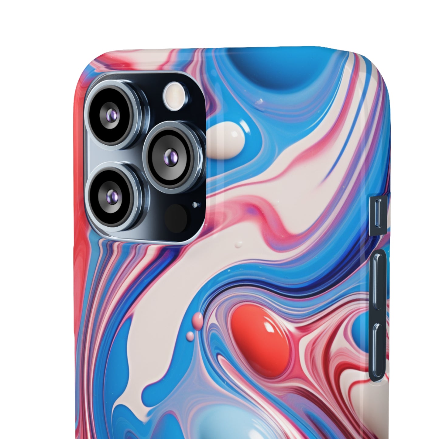 Colorful Marble Snap Case