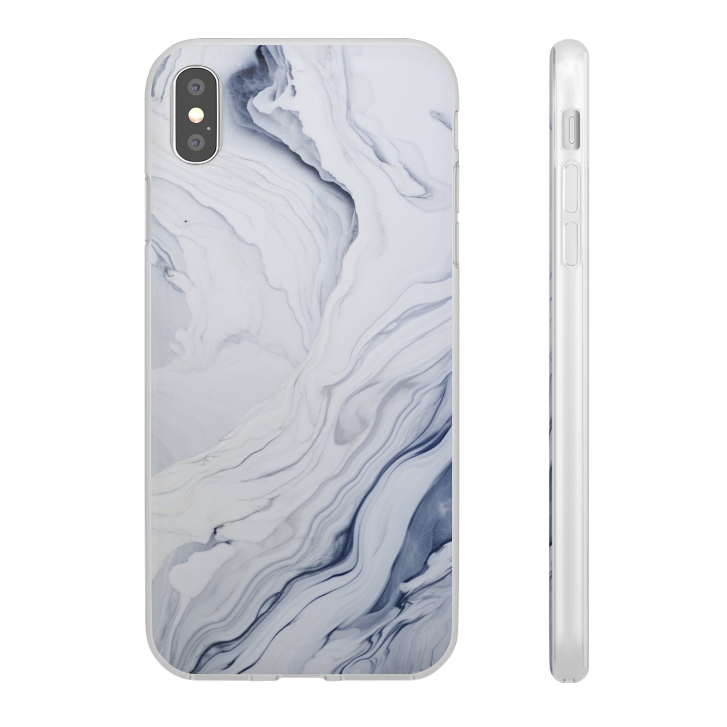 White Marble Flex Case