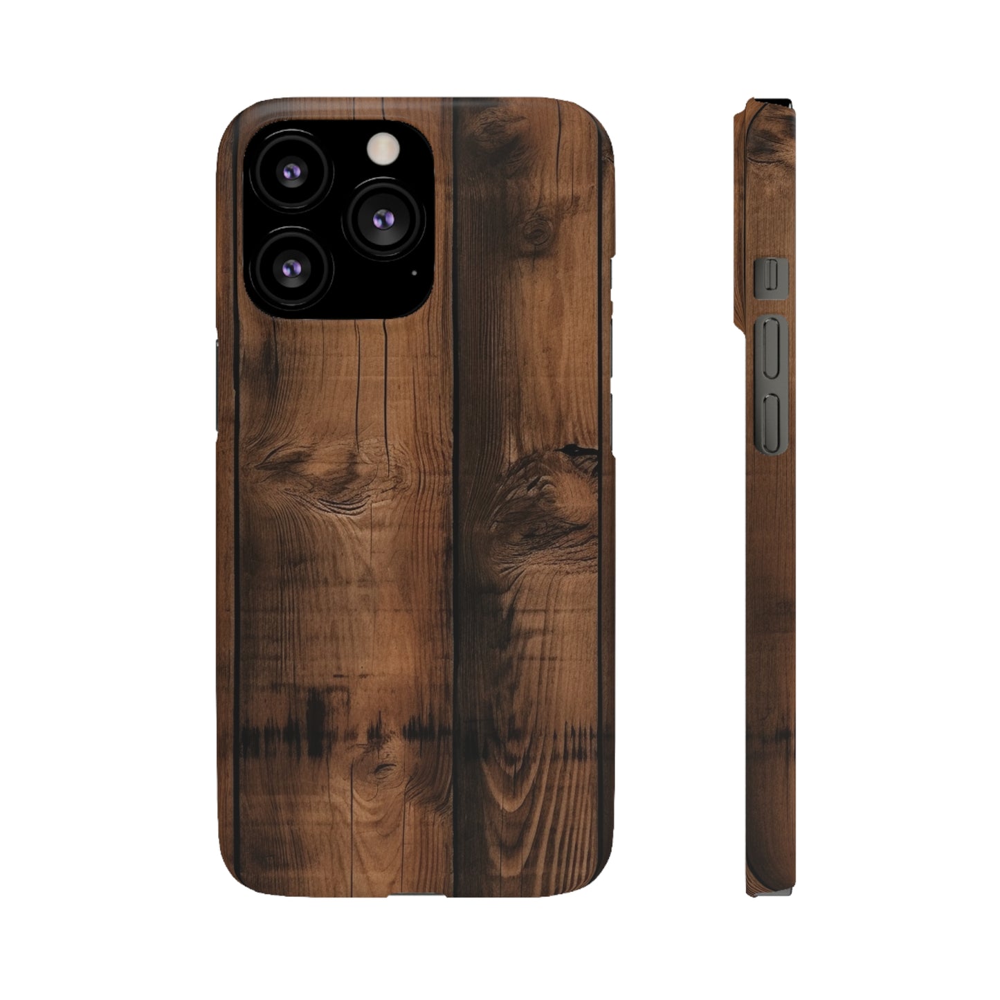 Rustic Wood Snap Case