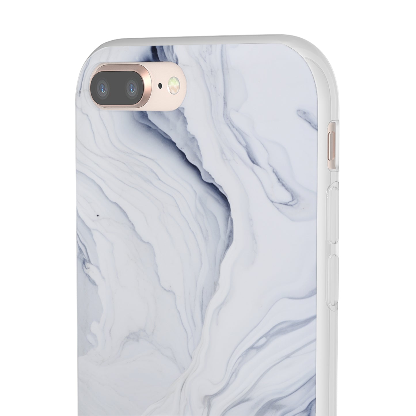 White Marble Flex Case