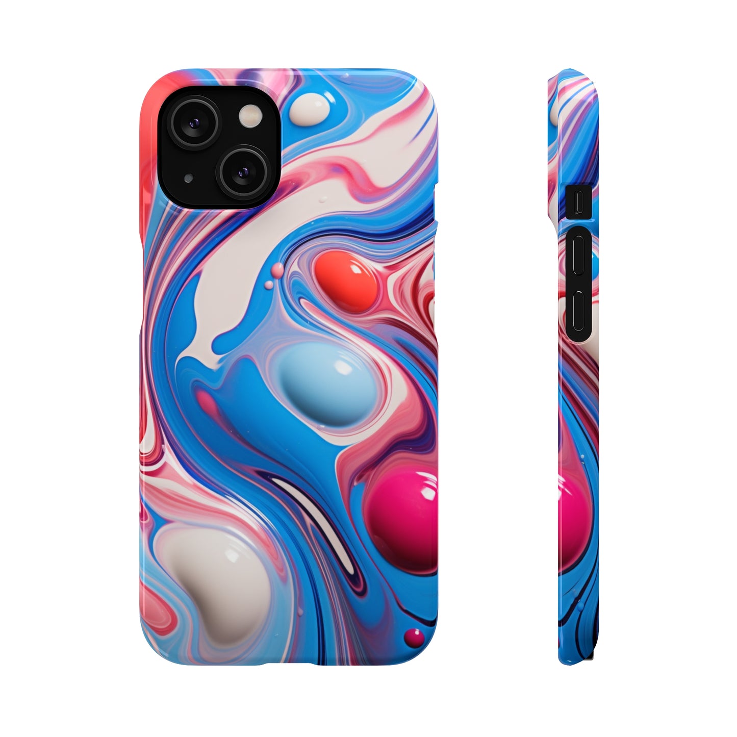 Colorful Marble Snap Case