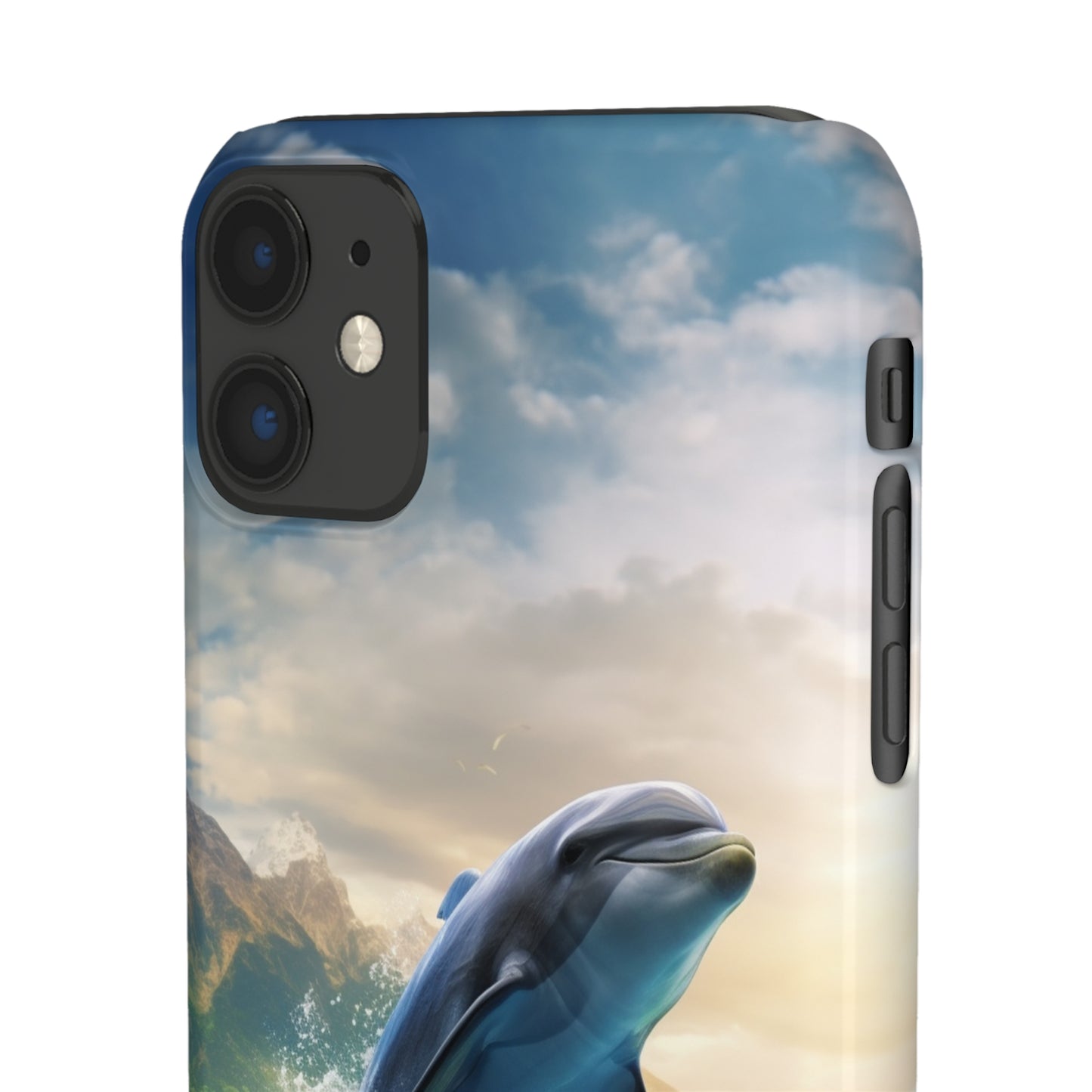 Jumping Dolphin Snap Case