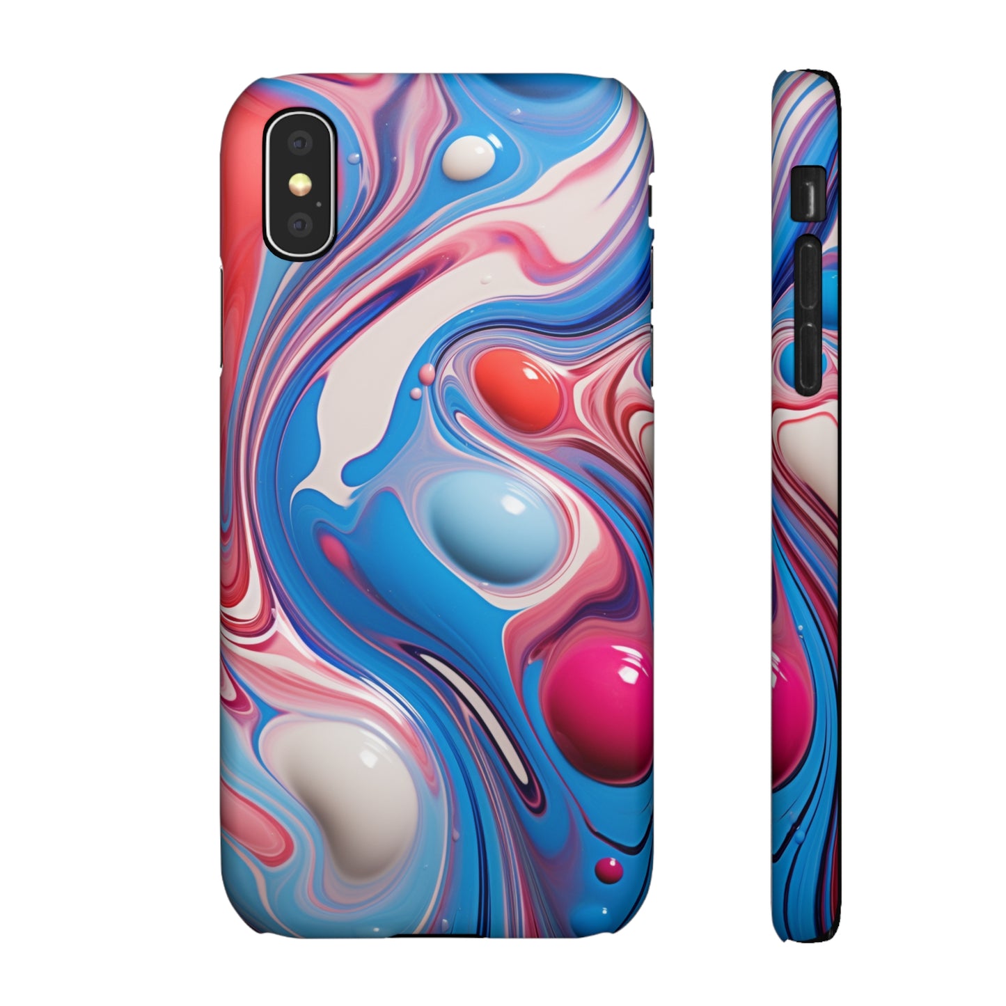 Colorful Marble Snap Case