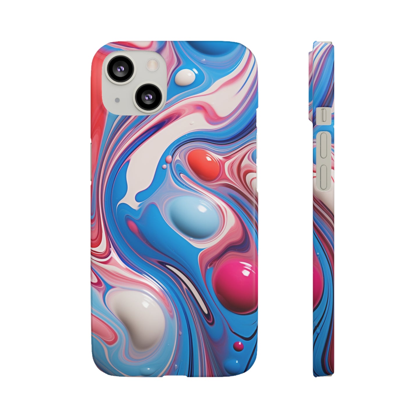 Colorful Marble Snap Case