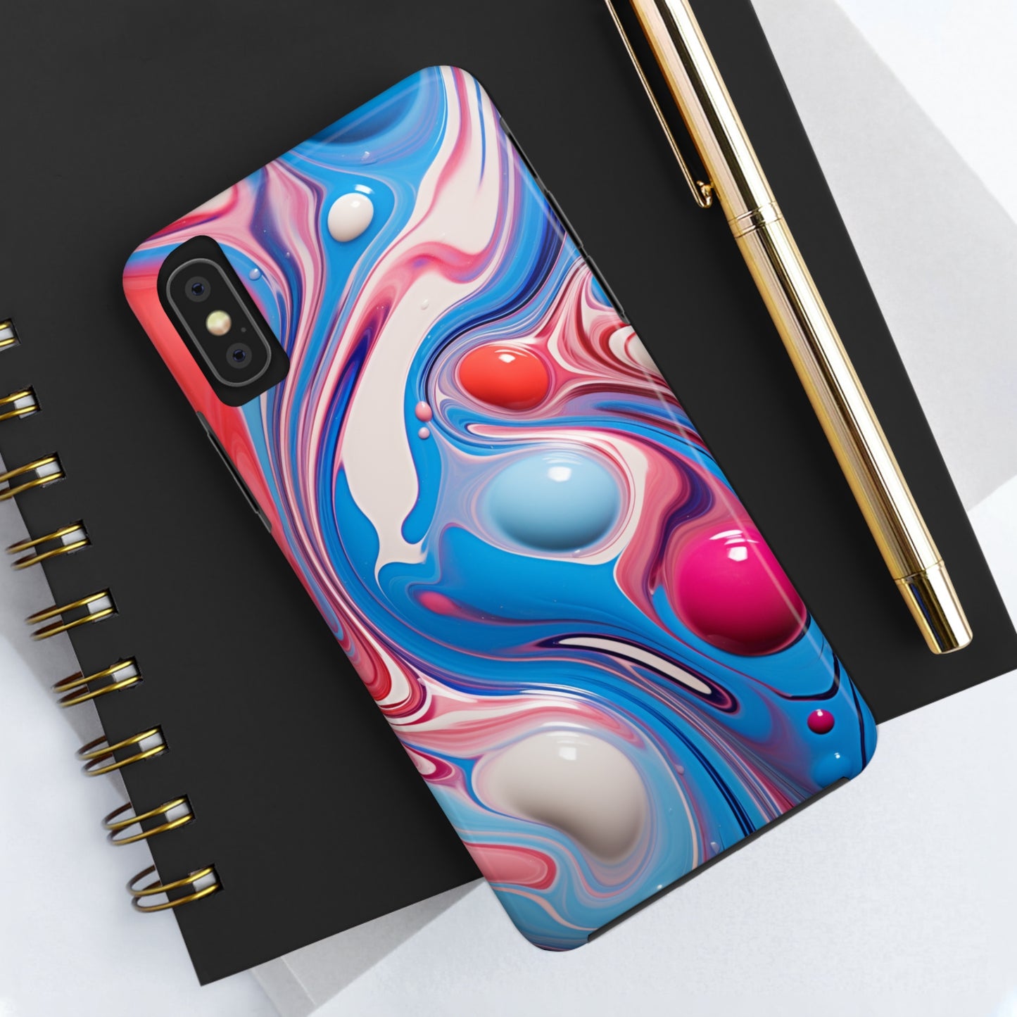 Colorful Marble Tough Case