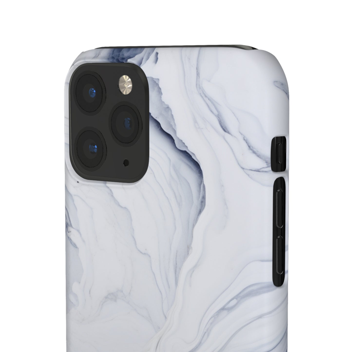 White Marble Snap Case