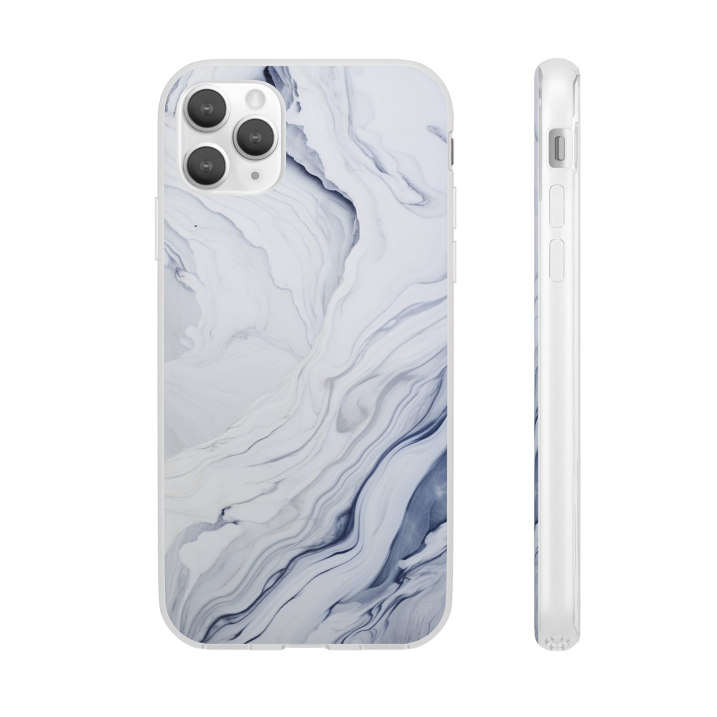 White Marble Flex Case