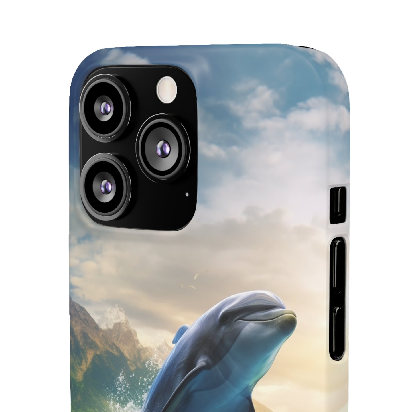 Jumping Dolphin Snap Case