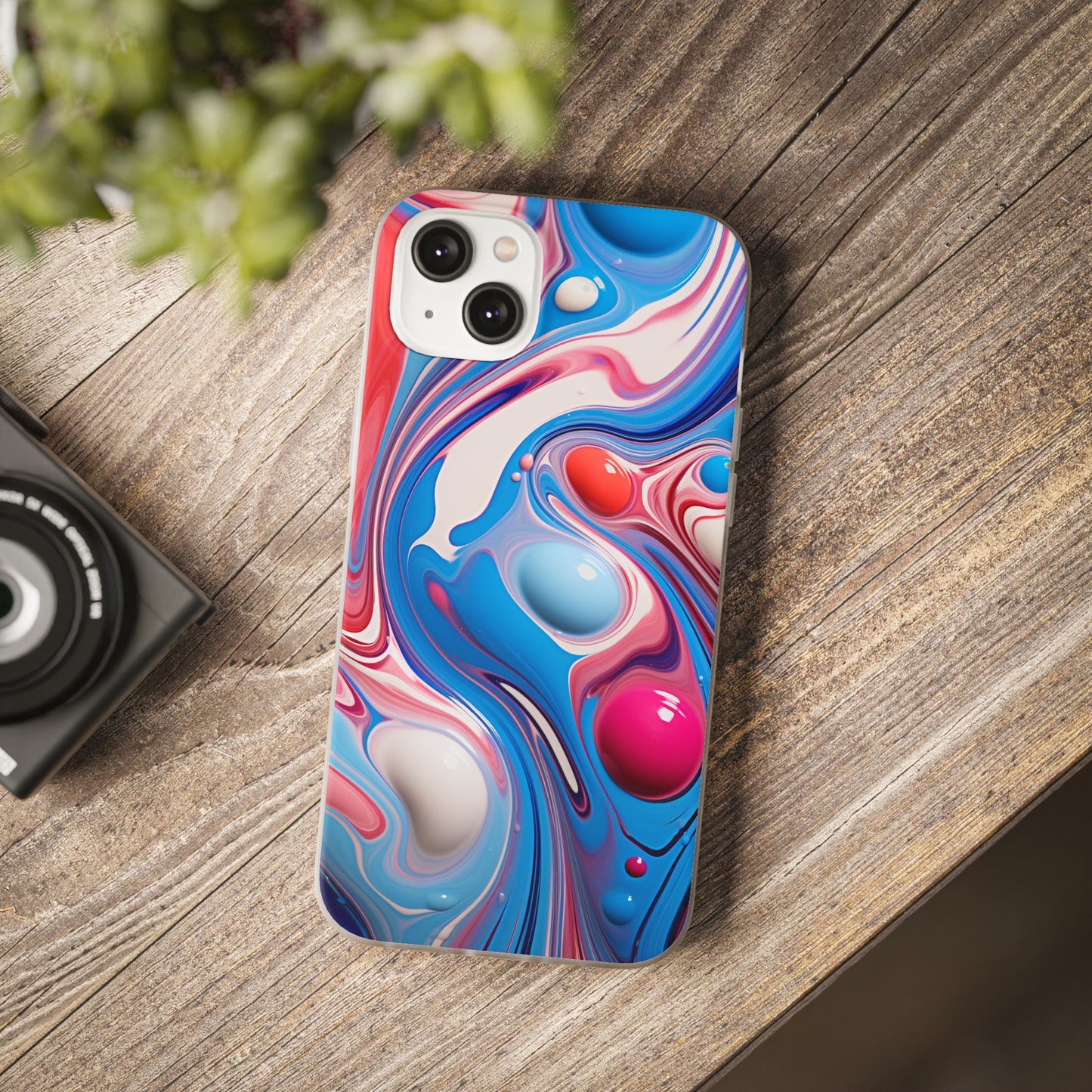 Colorful Marble Flex Case