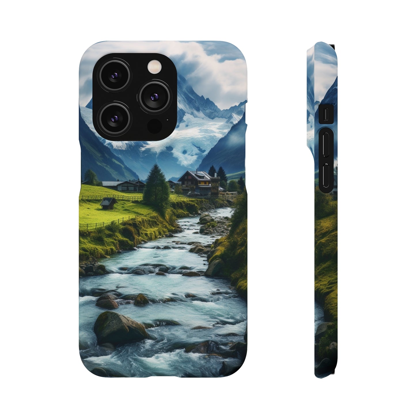 Swiss Alps Snap Case