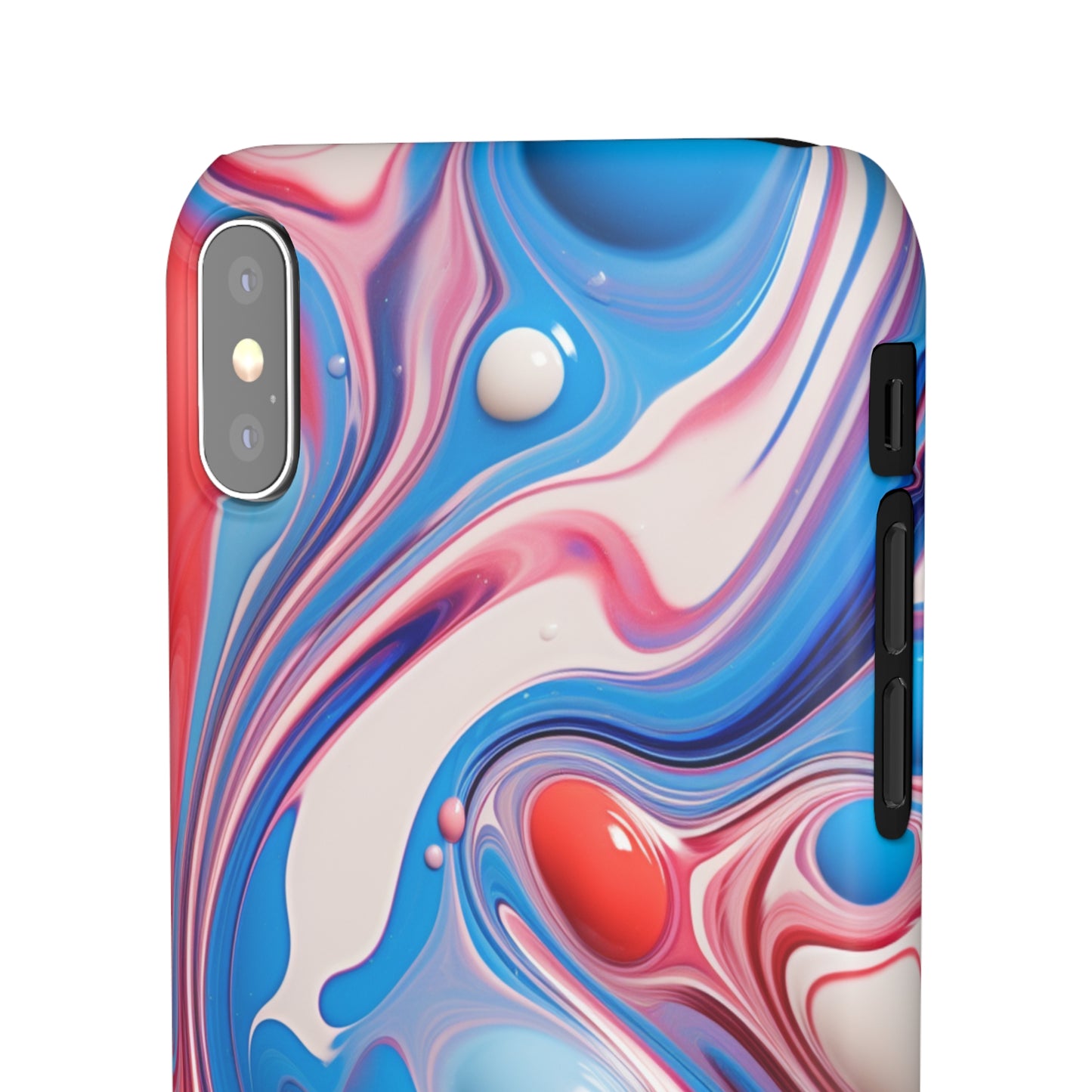 Colorful Marble Snap Case