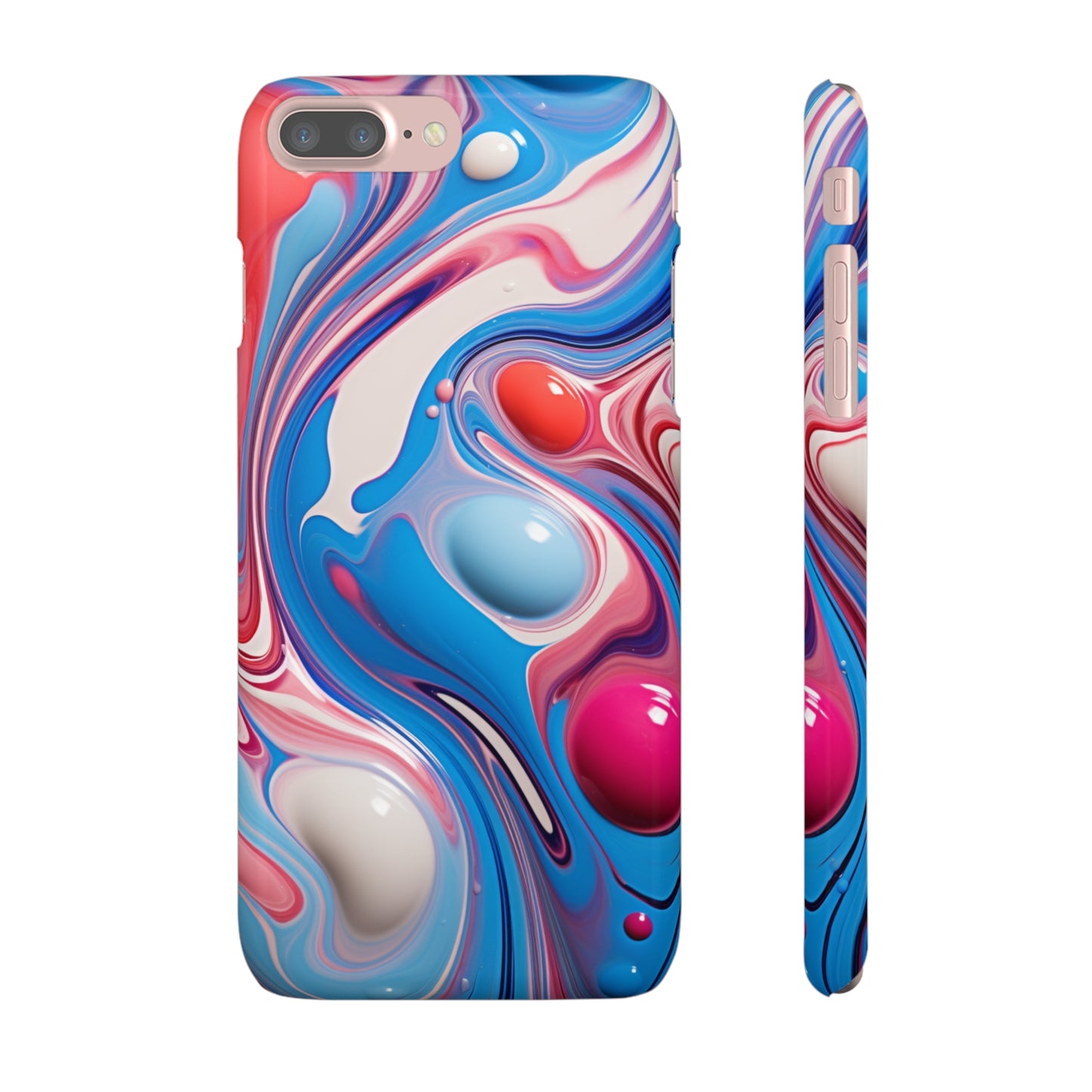 Colorful Marble Snap Case