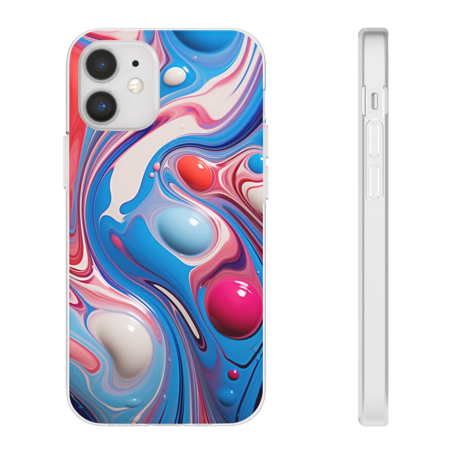 Colorful Marble Flex Case