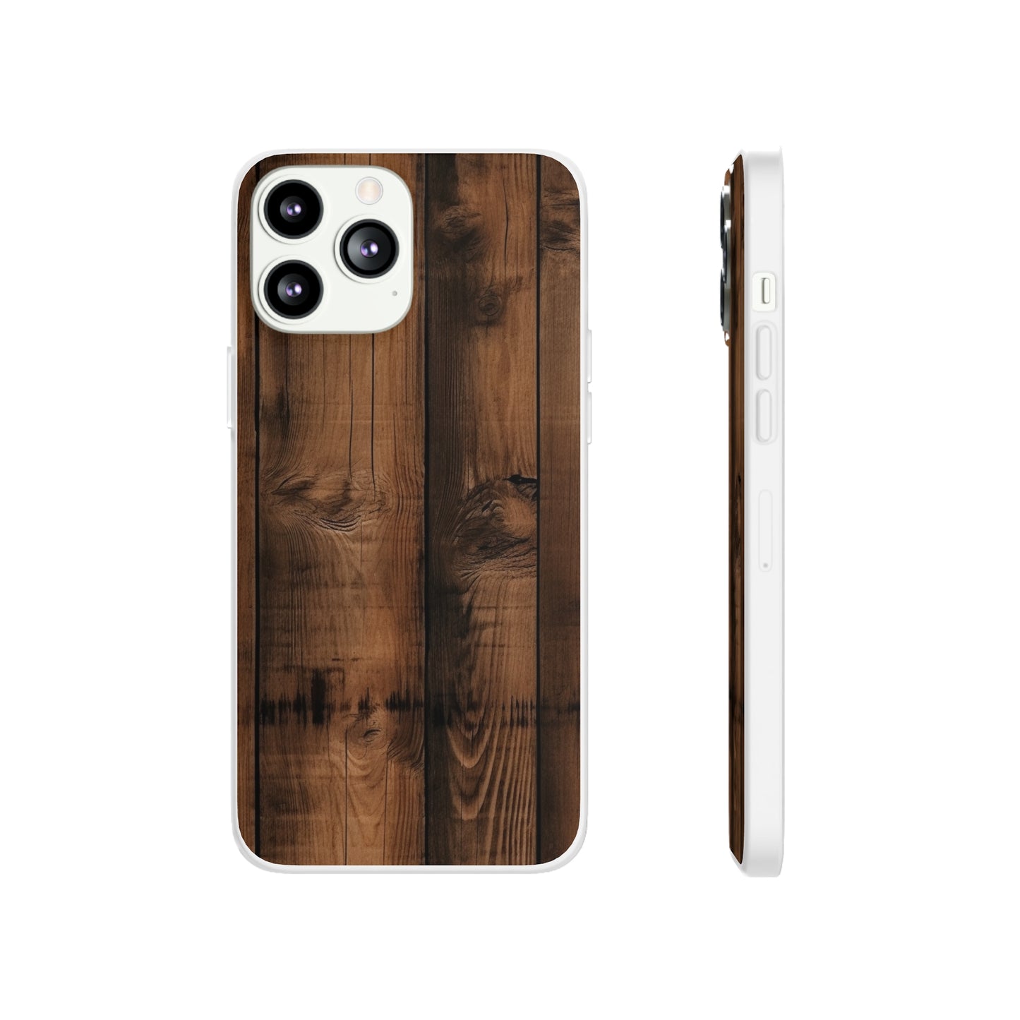 Rustic Wood Flex Case