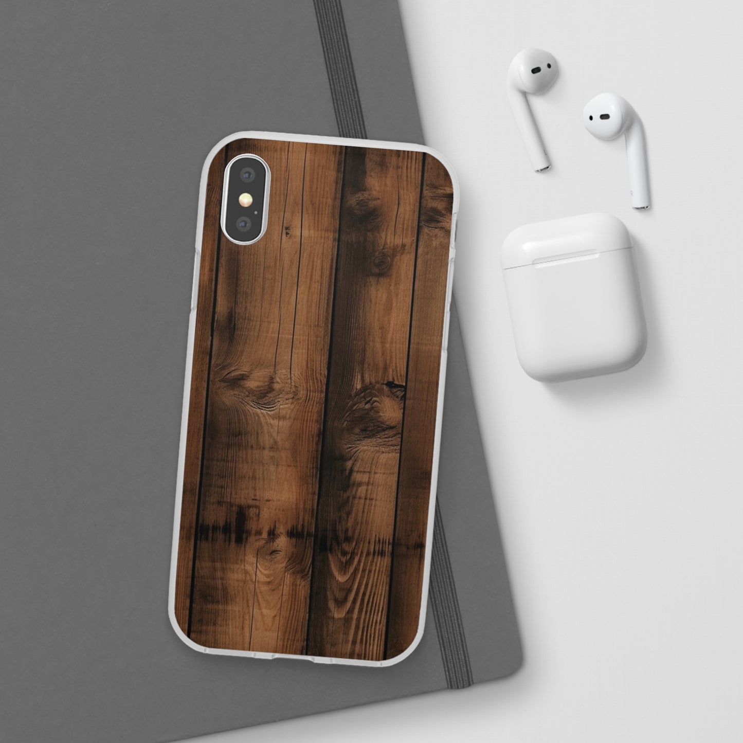 Rustic Wood Flex Case