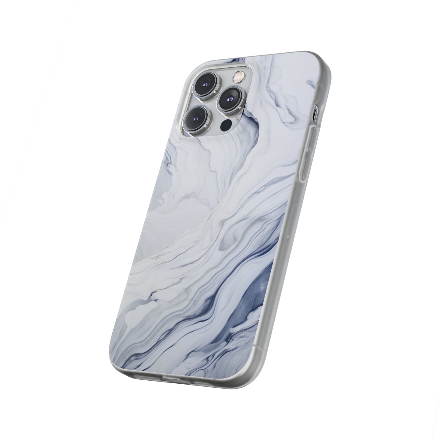 White Marble Flex Case