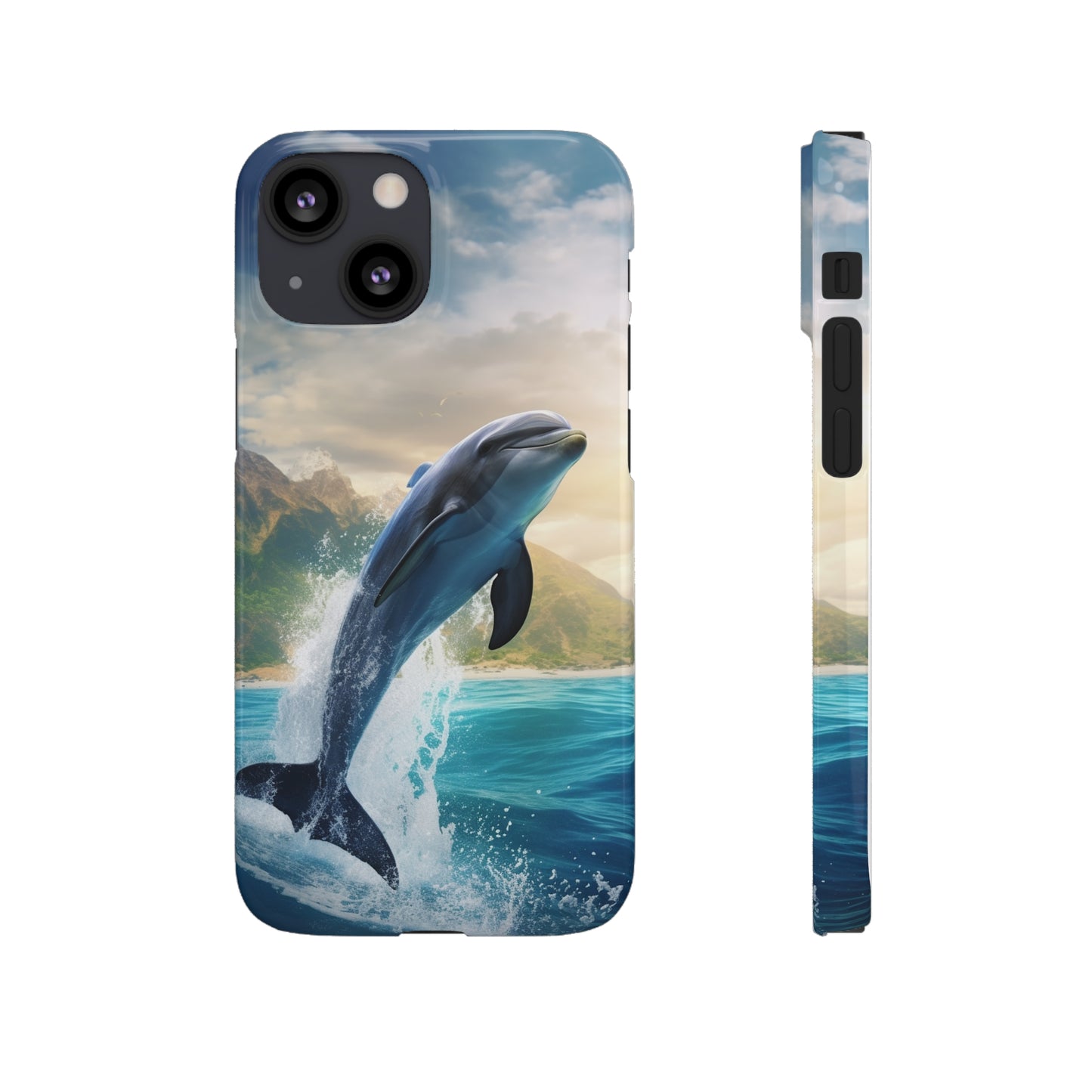 Jumping Dolphin Snap Case