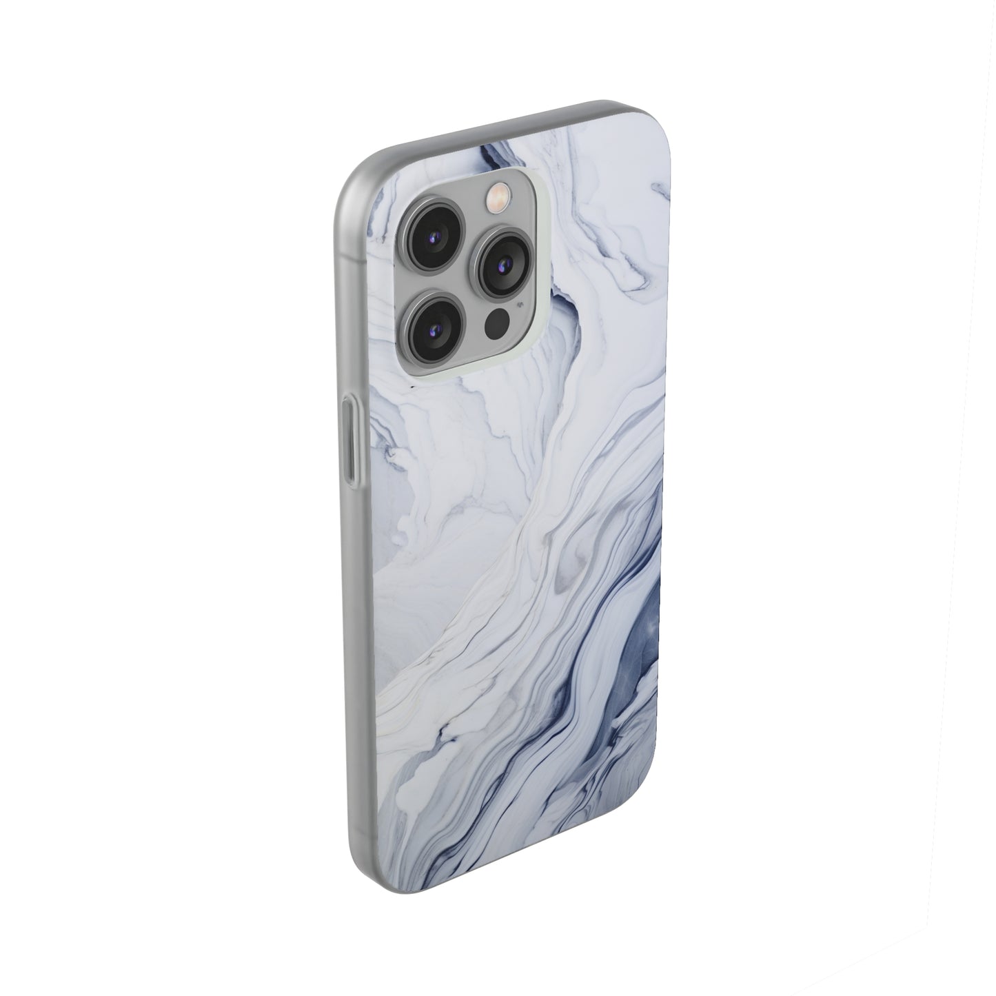 White Marble Flex Case