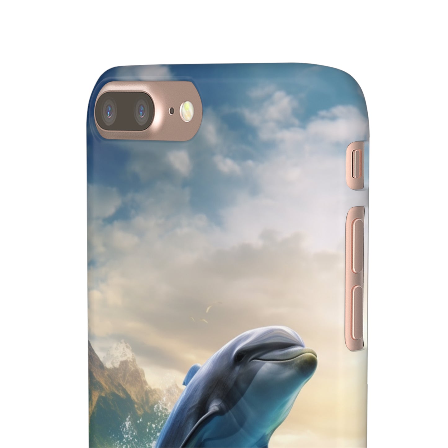 Jumping Dolphin Snap Case