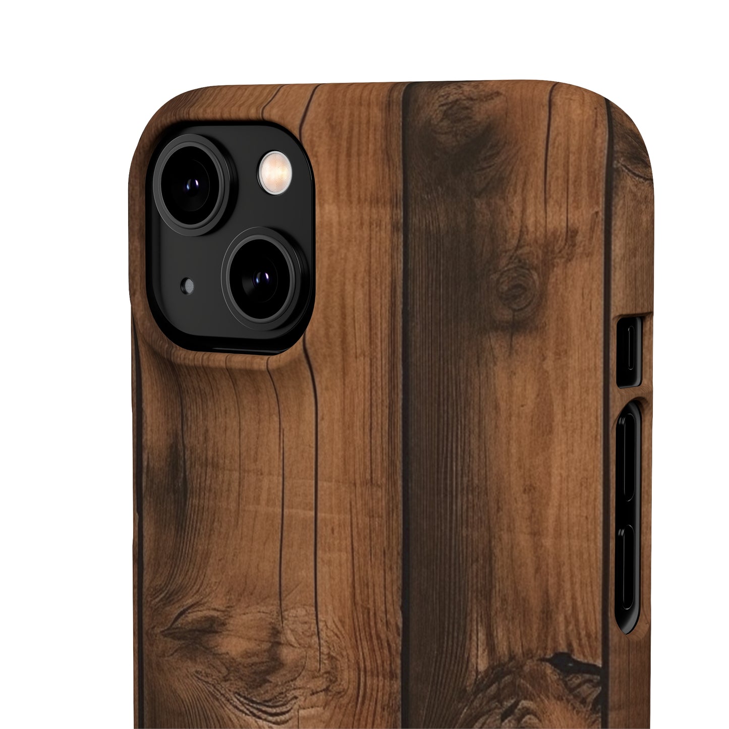 Rustic Wood Snap Case