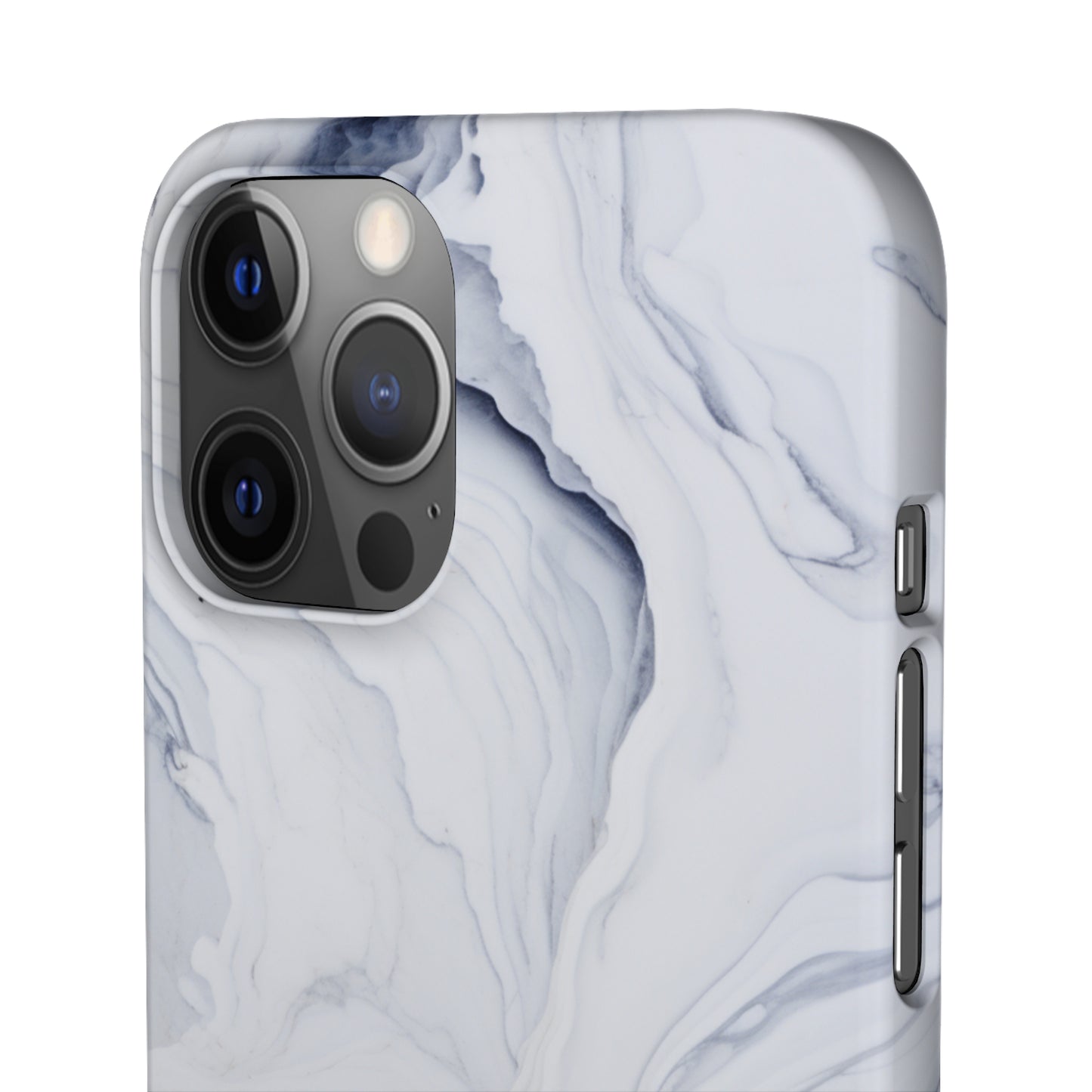 White Marble Snap Case