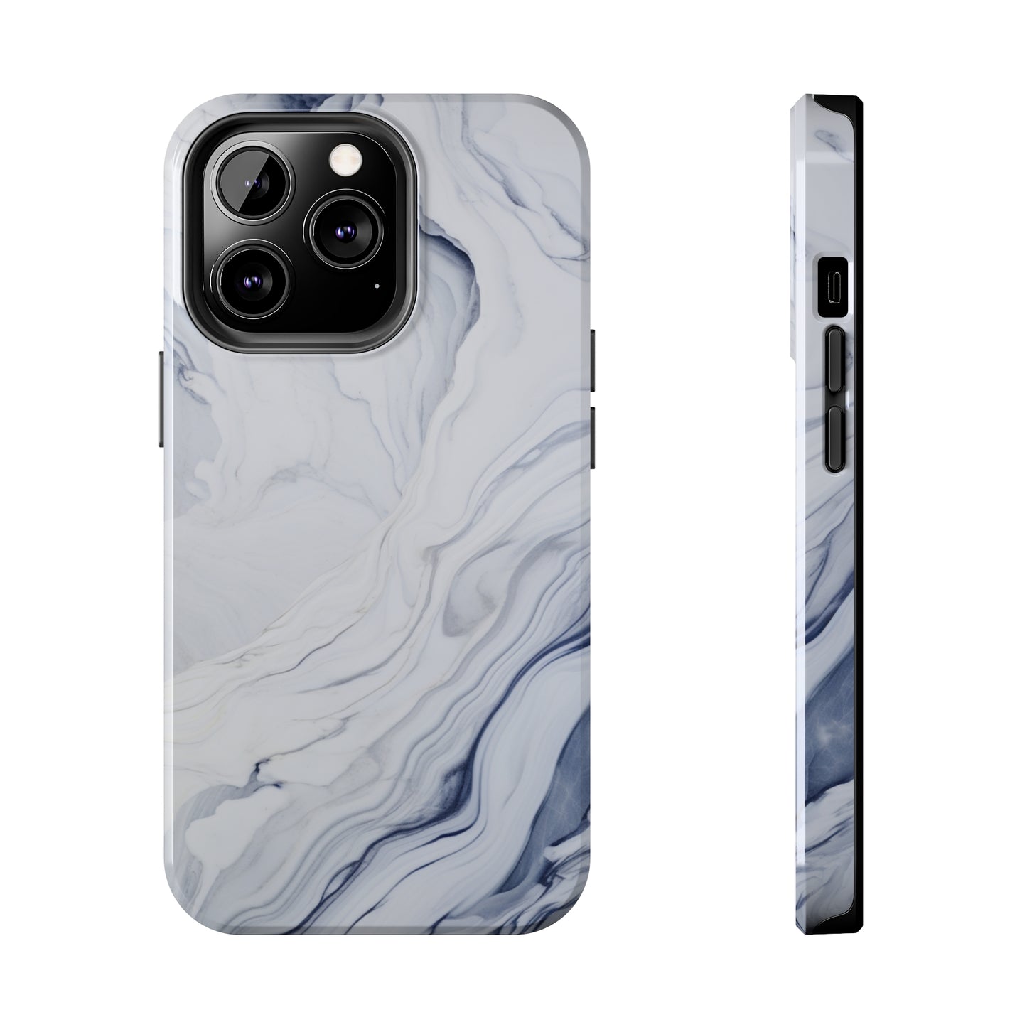 White Marble Tough Case