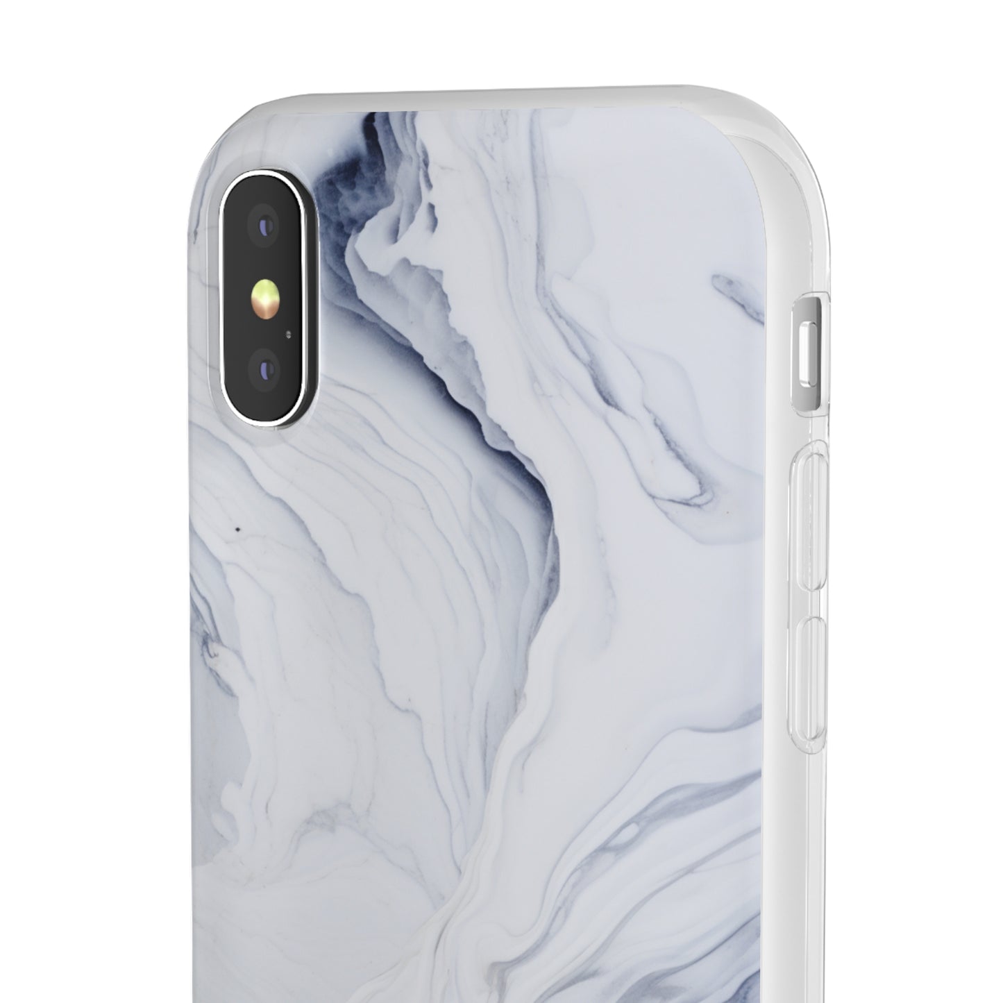 White Marble Flex Case