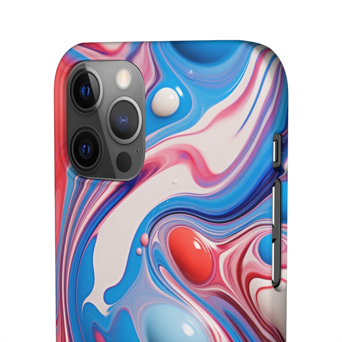 Colorful Marble Snap Case